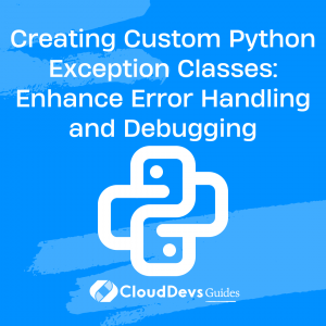 Creating Custom Exception in Python 