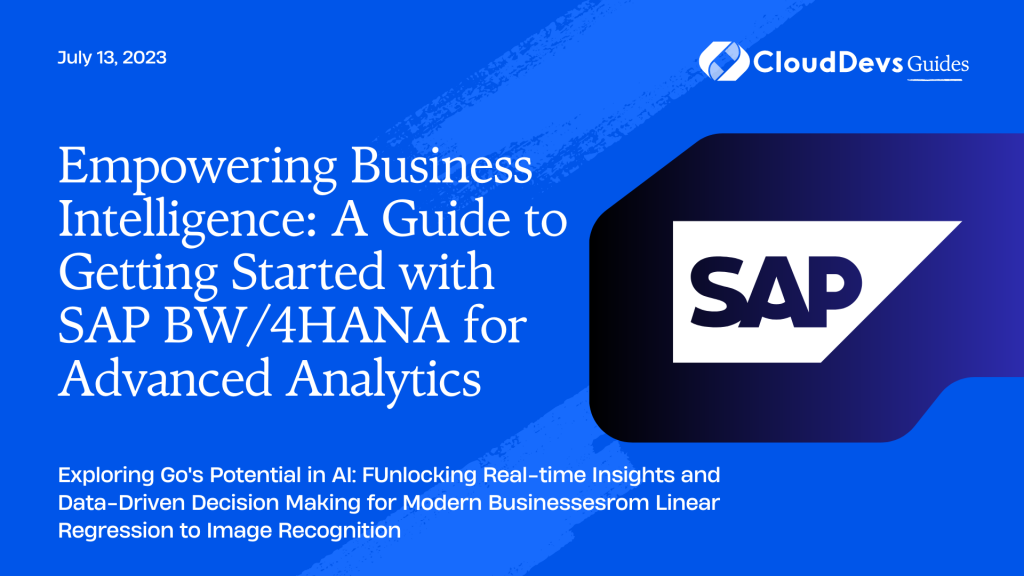 Empowering Business Intelligence: A Guide To Getting Started With SAP ...