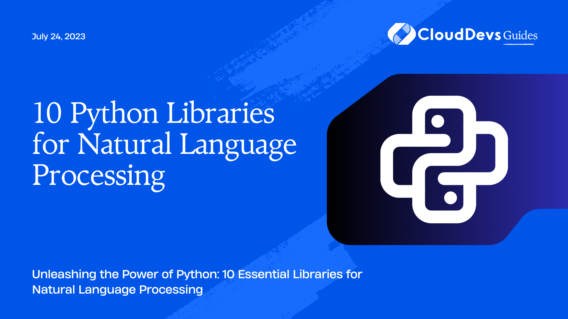 Python Libraries For Natural Language Processing