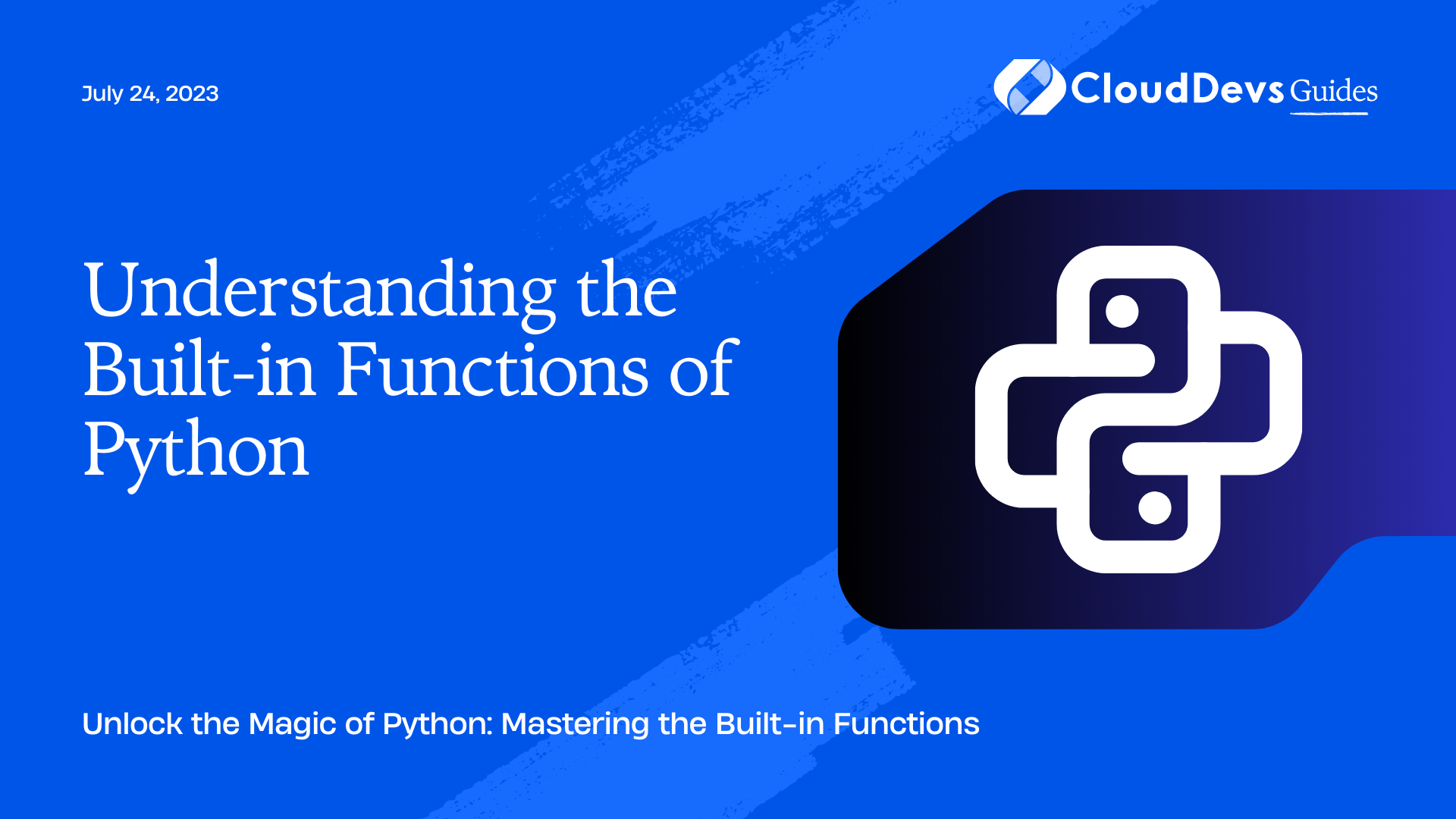 Understanding The Built-in Functions Of Python