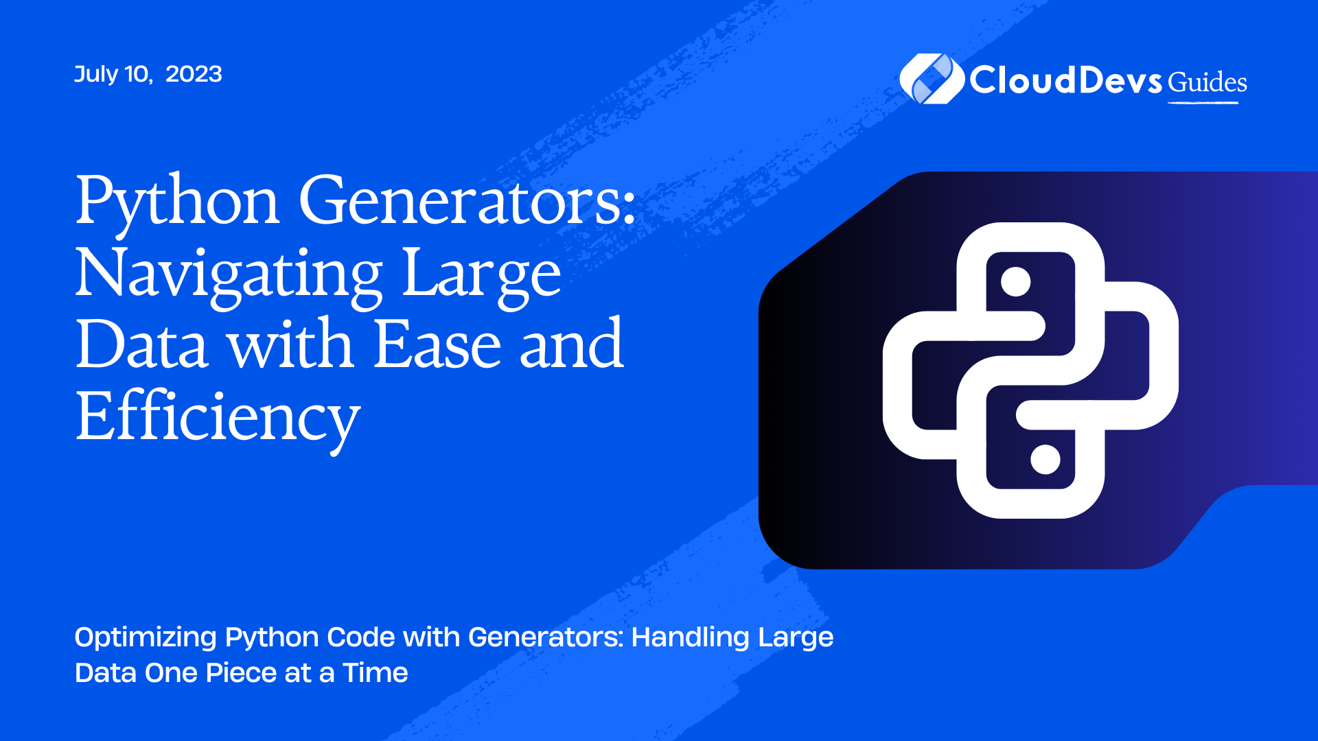 Python Generators: Navigating Large Data with Ease and Efficiency