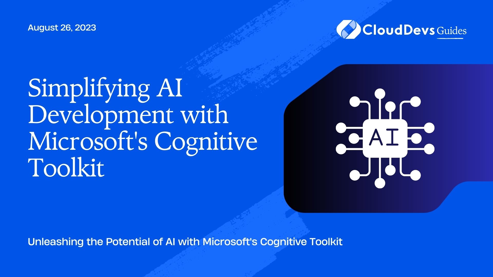 Microsoft cognitive hot sale toolkit tensorflow