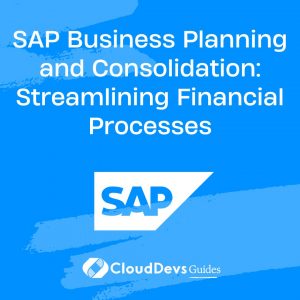 business planning consolidation sap