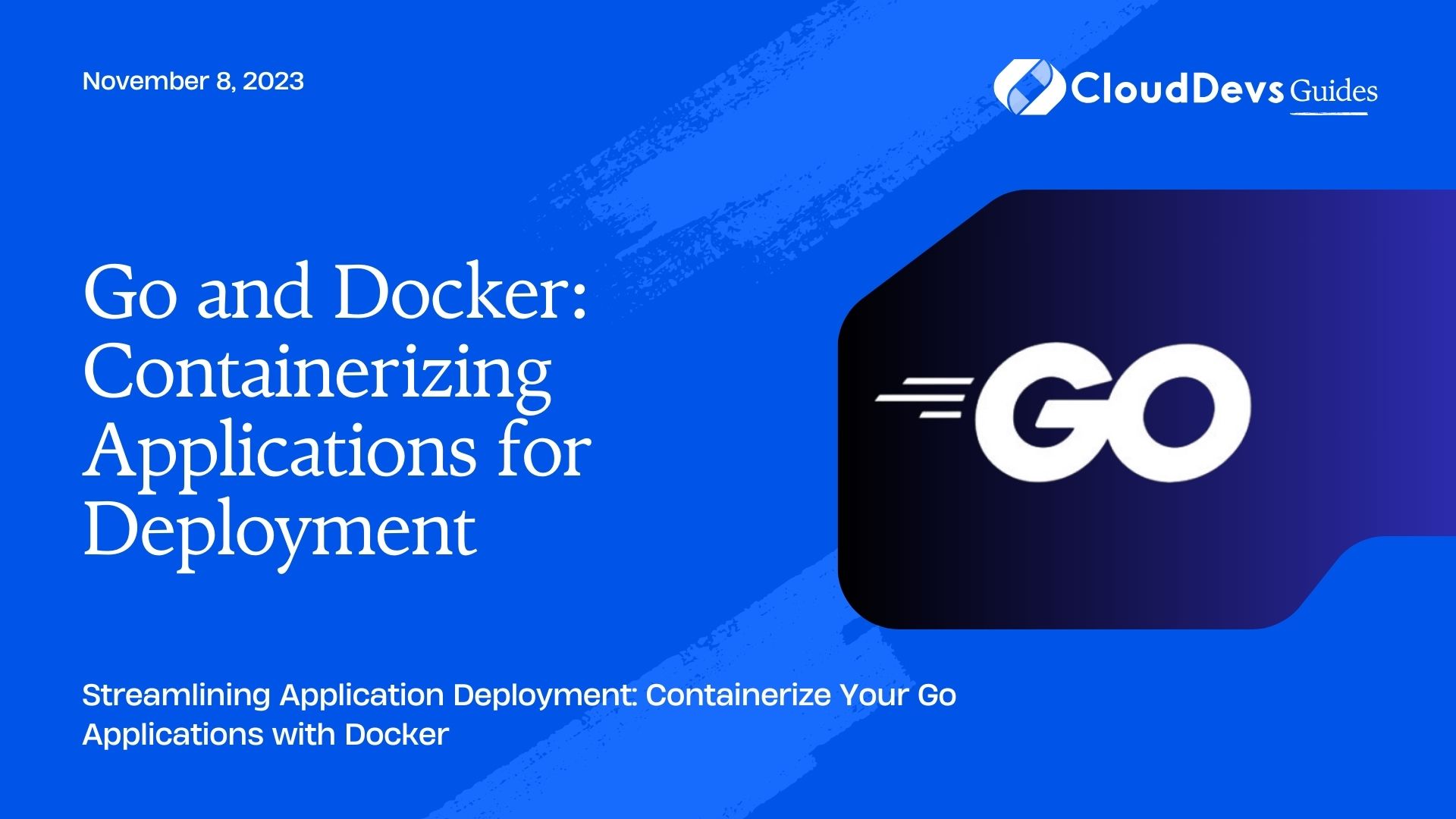 Developing Go Apps With Docker