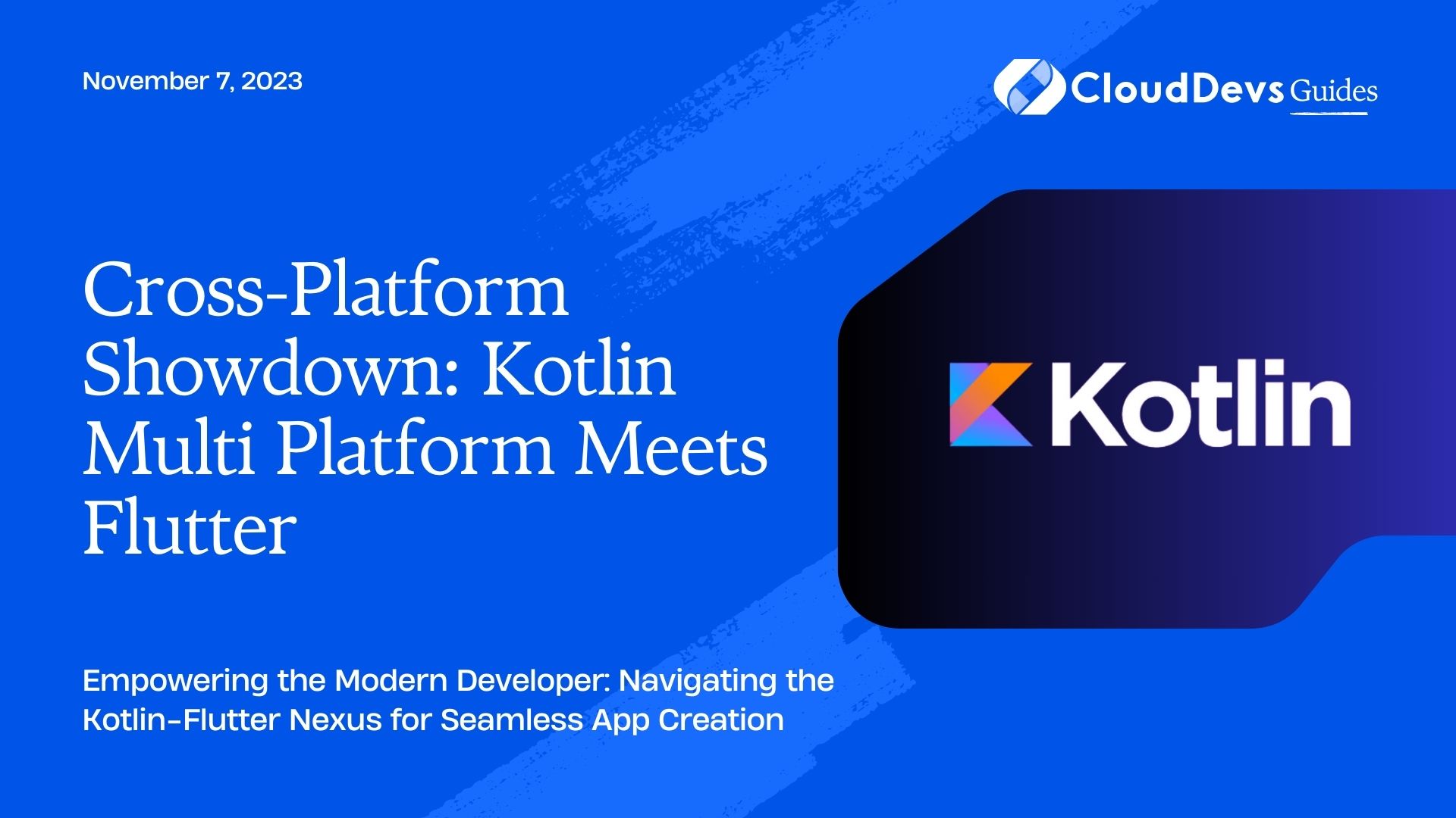 Cross-Platform Showdown: Kotlin Multi Platform Meets Flutter