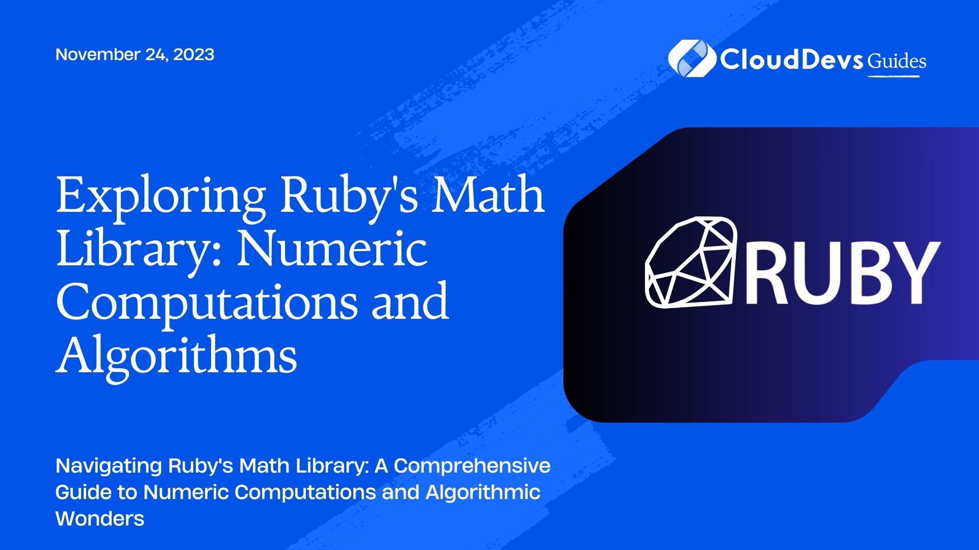 Exploring Ruby's Math Library: Numeric Computations and Algorithms