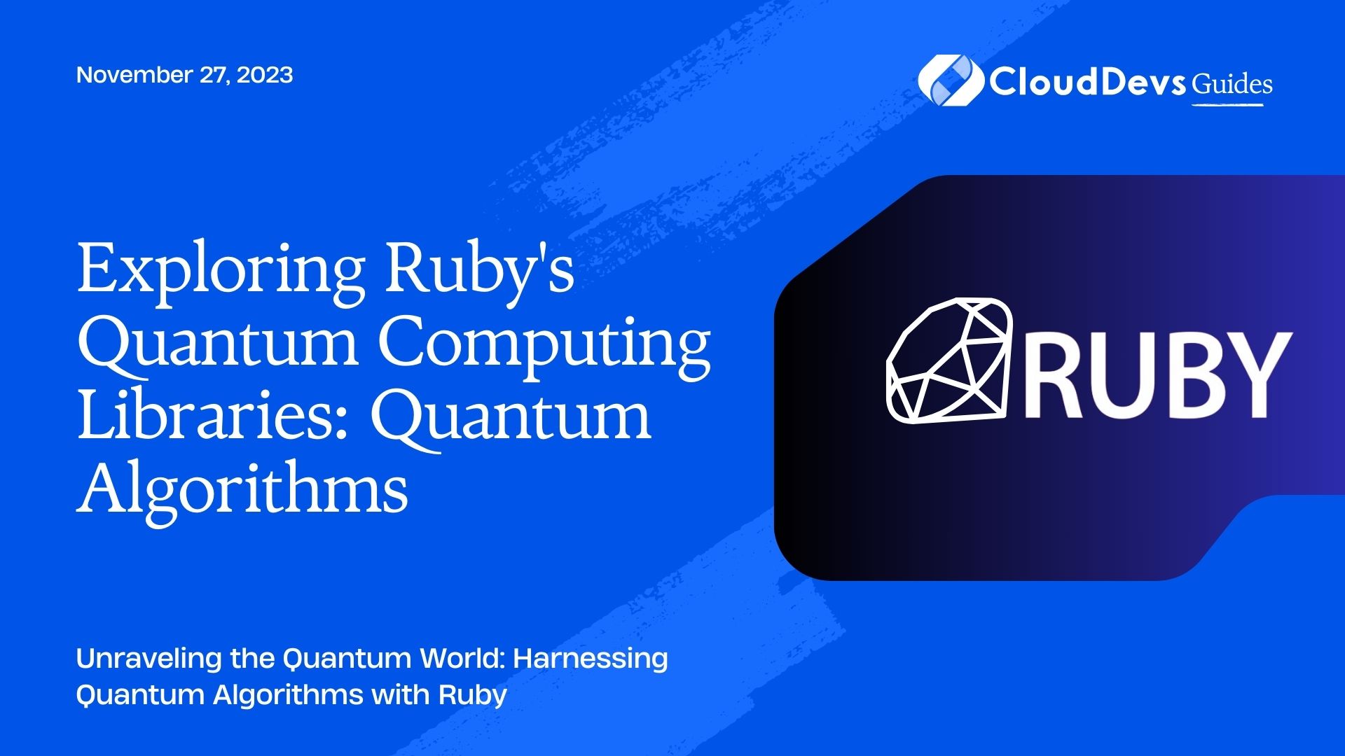Exploring Ruby's Quantum Computing Libraries: Quantum Algorithms