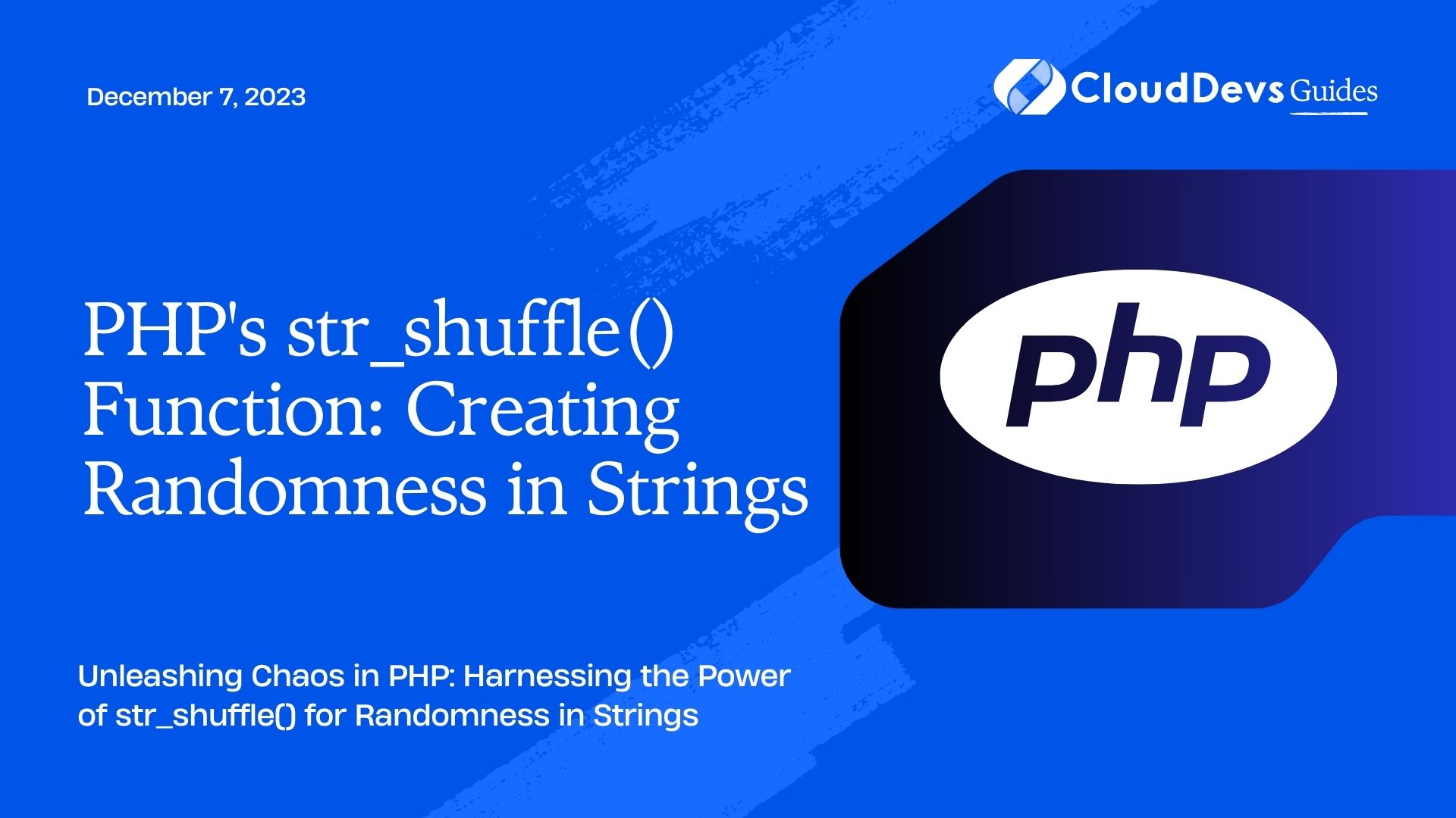 PHP's str_shuffle() Function: Creating Randomness in Strings