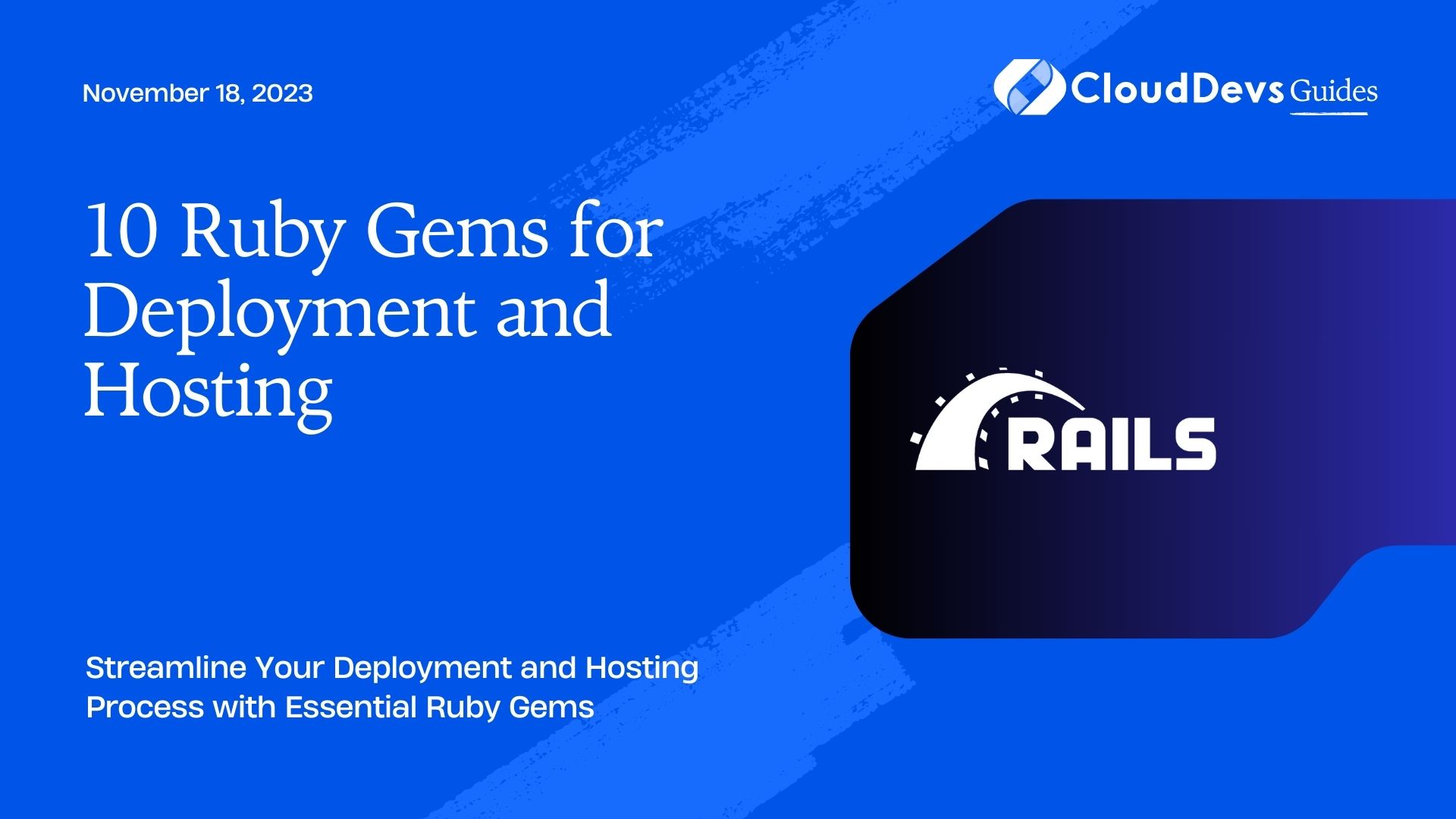 10 Ruby Gems for Deployment and Hosting
