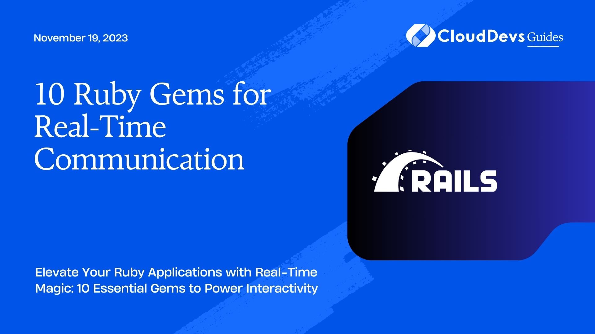 10 Ruby Gems for Real-Time Communication