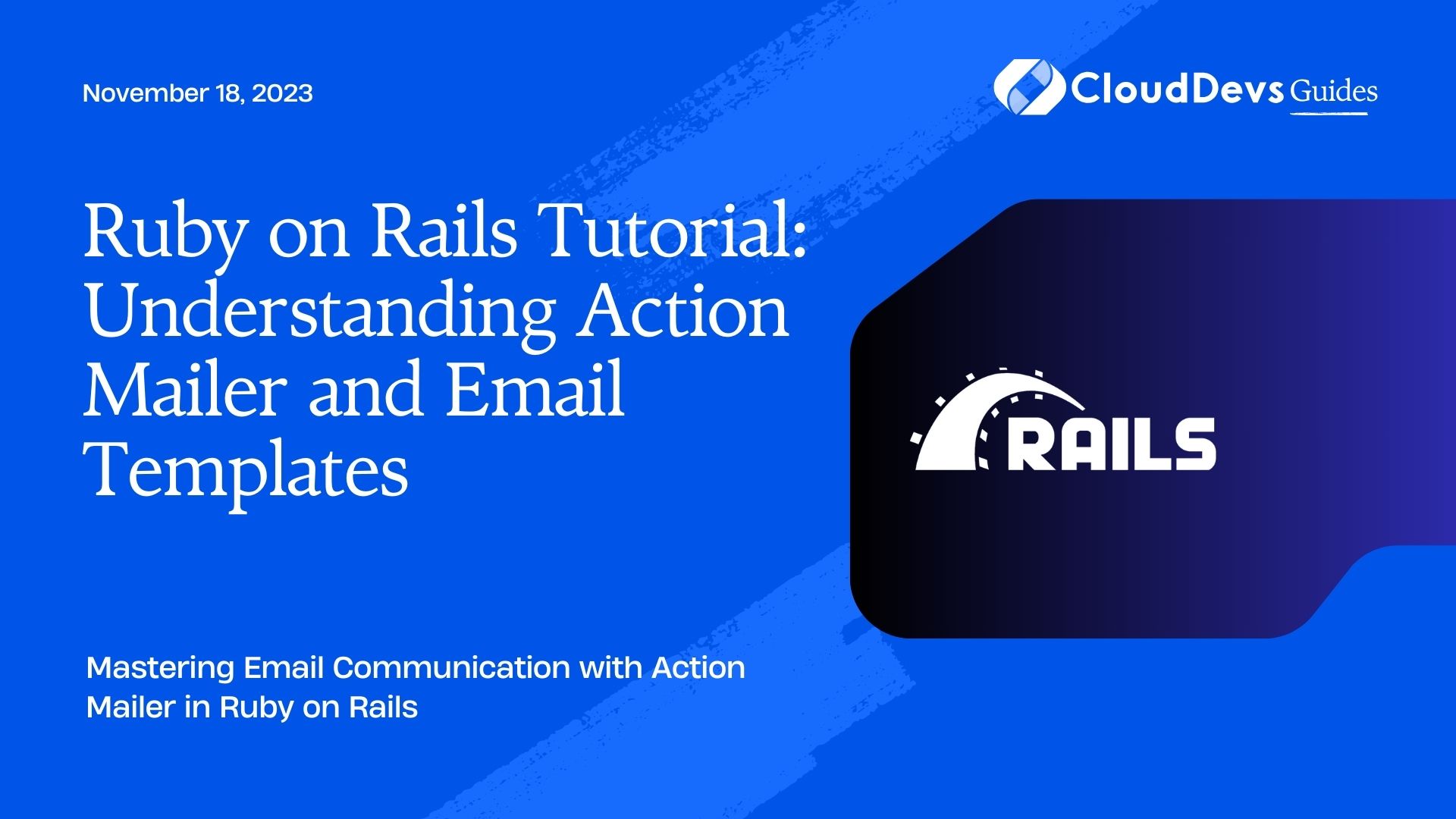 Ruby on Rails Tutorial: Understanding Action Mailer and Email Templates