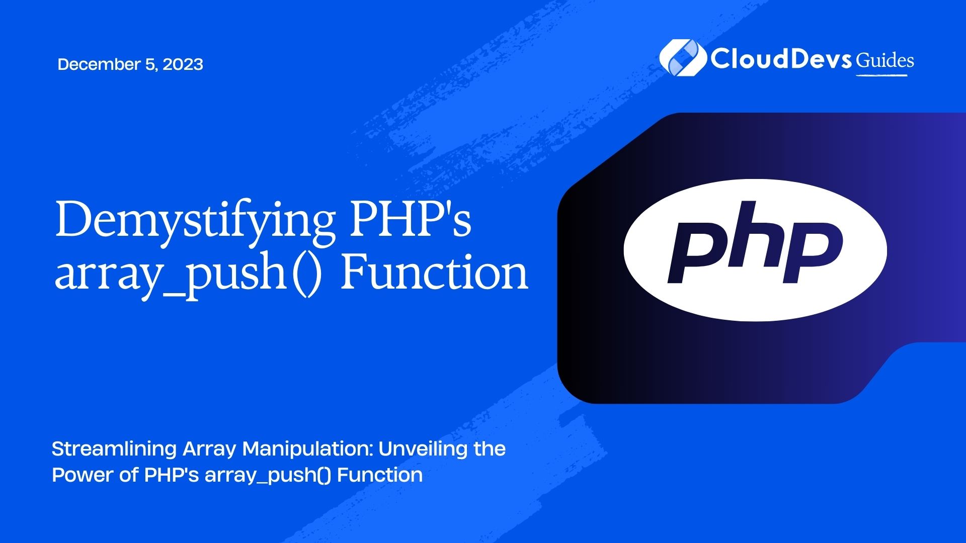 Demystifying PHP's array_push() Function