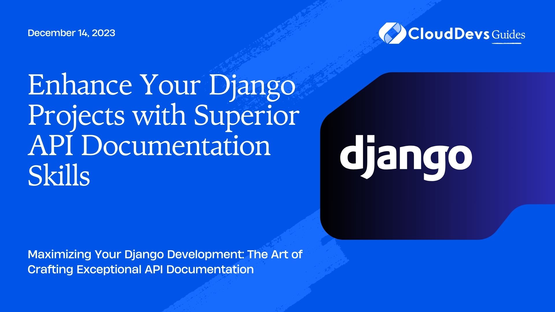Enhance Your Django Projects with Superior API Documentation Skills