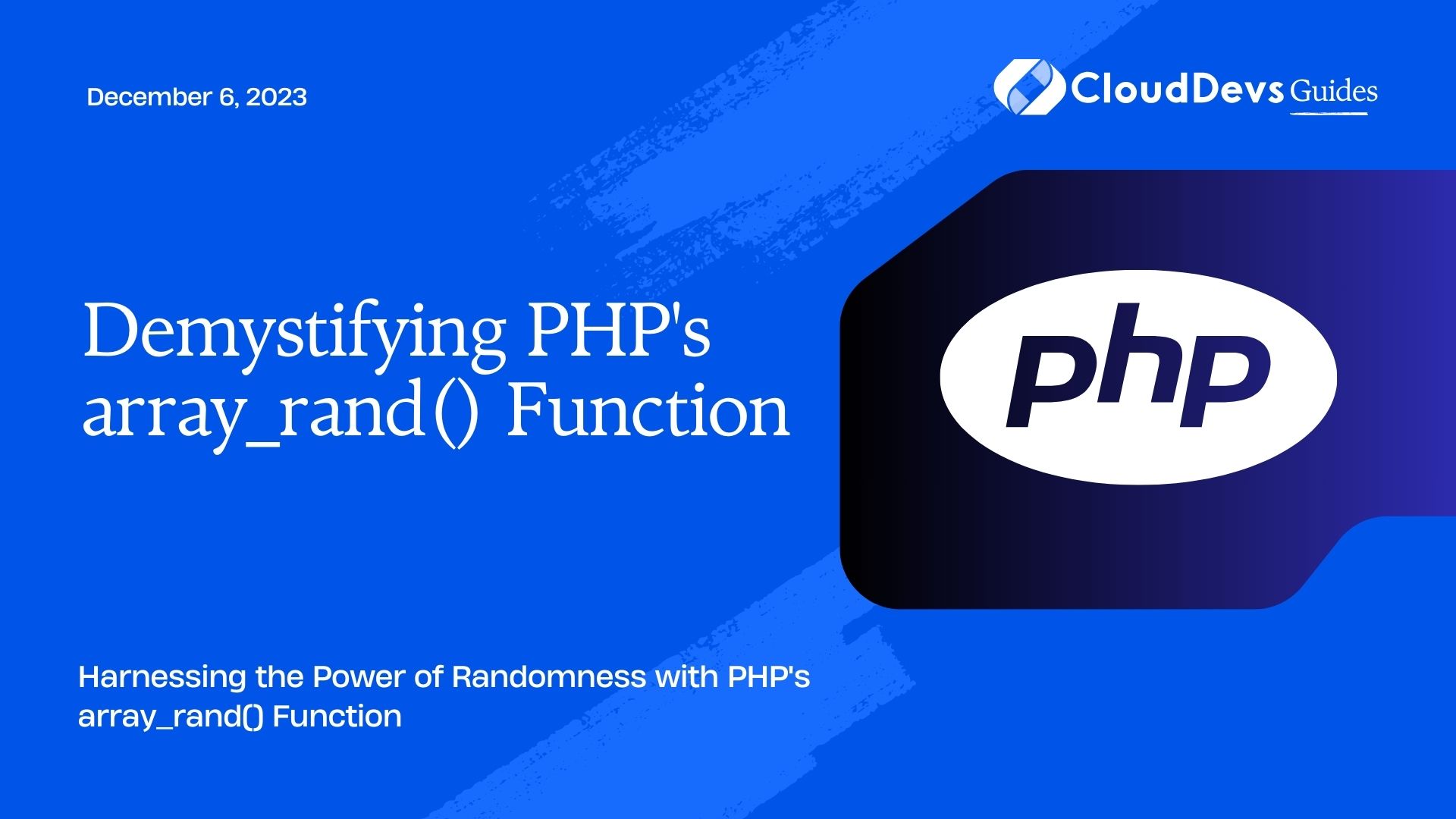 Demystifying PHP's array_rand() Function