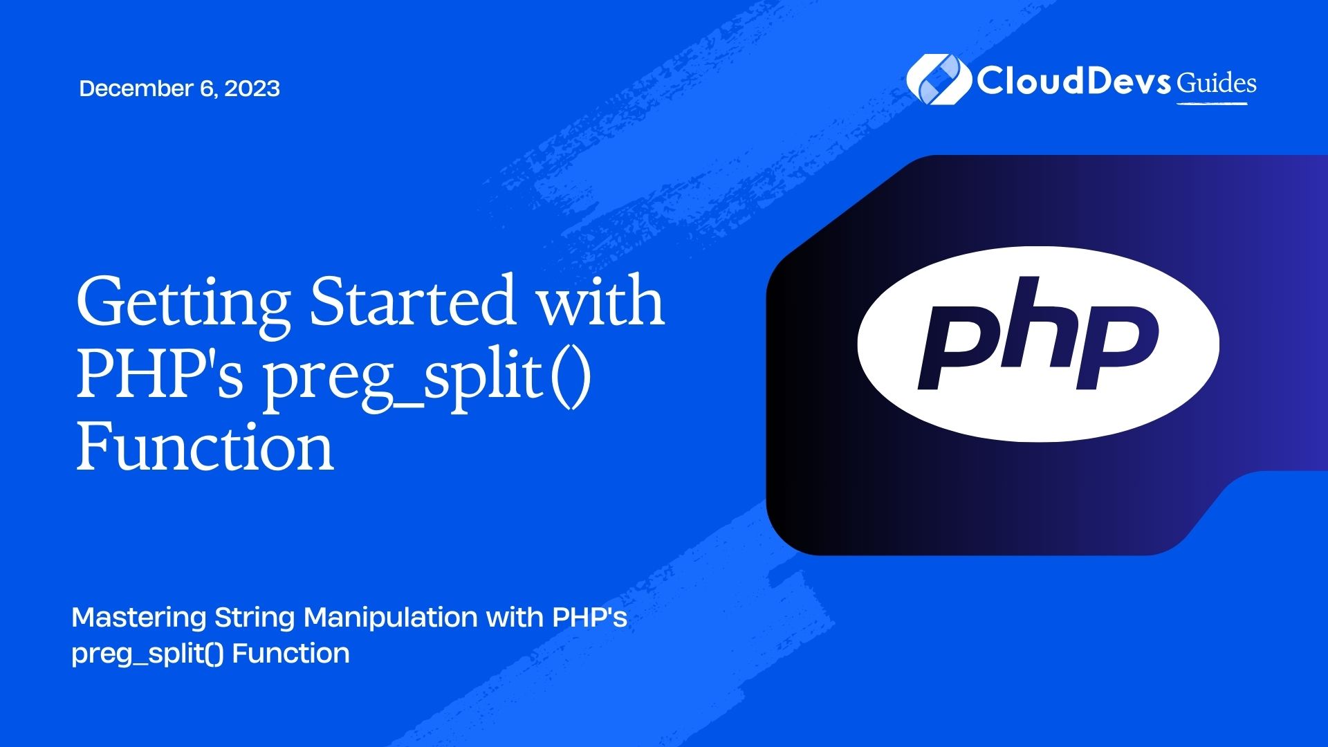 Getting Started with PHP's preg_split() Function