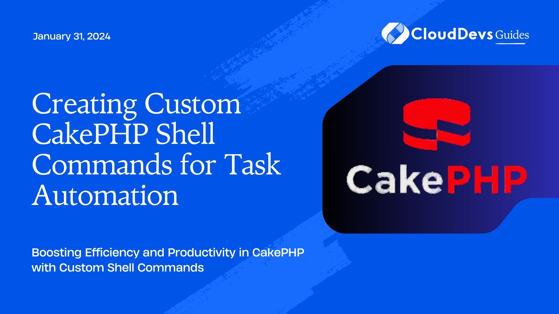 Creating Custom CakePHP Shell Commands for Task Automation