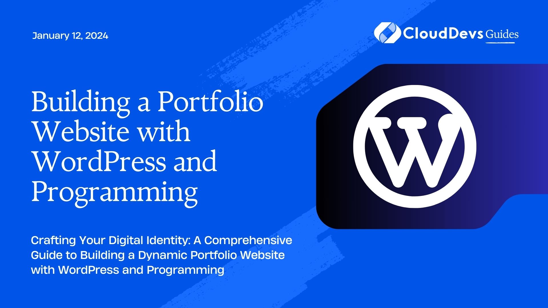 Building a Portfolio Website with WordPress and Programming