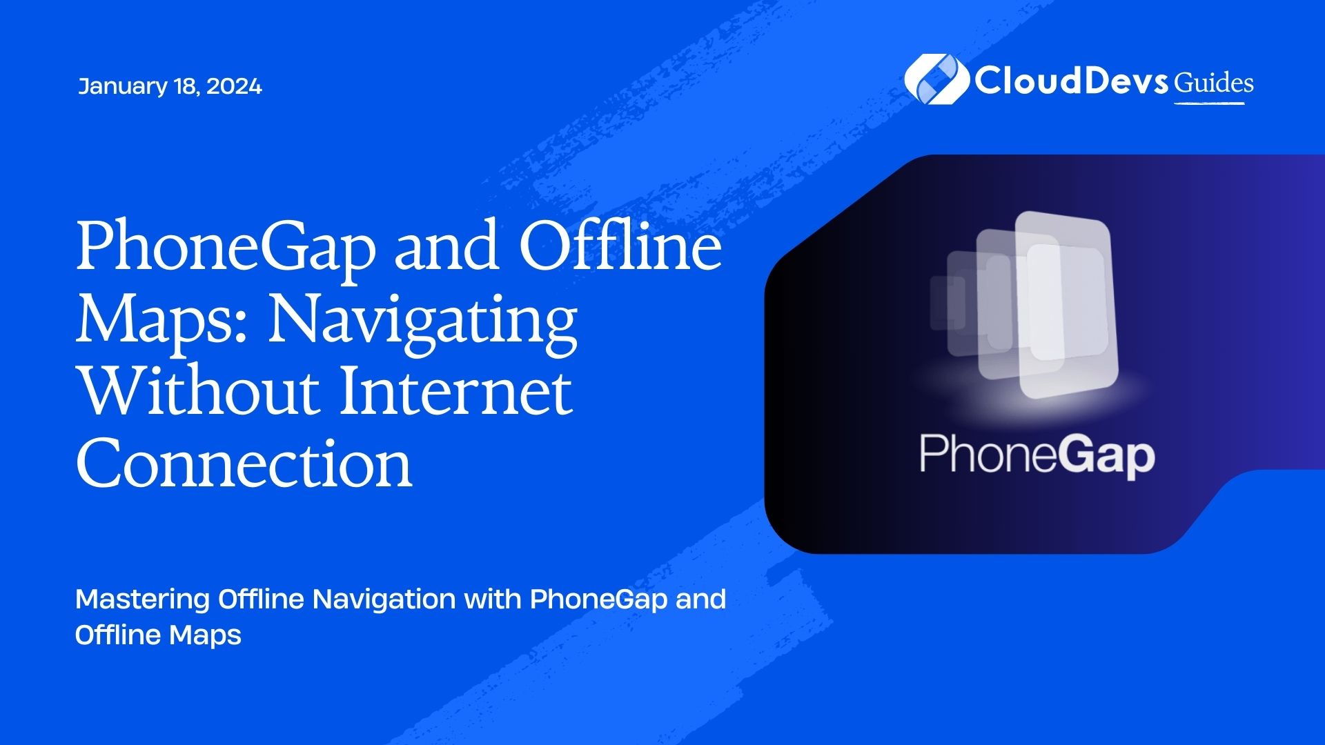 PhoneGap and Offline Maps: Navigating Without Internet Connection