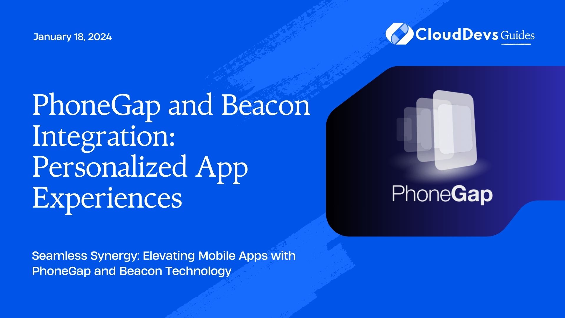 PhoneGap and Beacon Integration: Personalized App Experiences