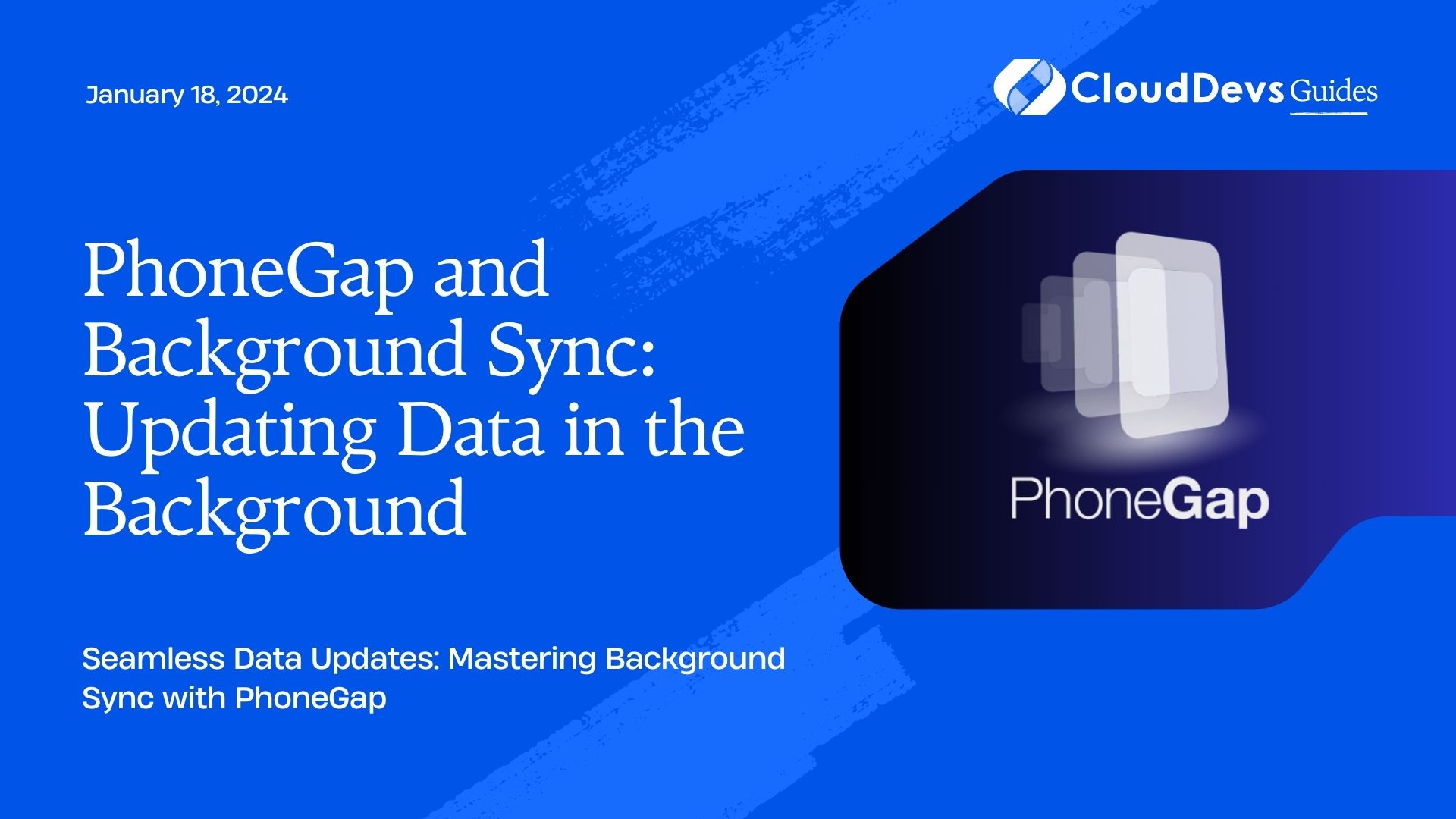PhoneGap and Background Sync: Updating Data in the Background