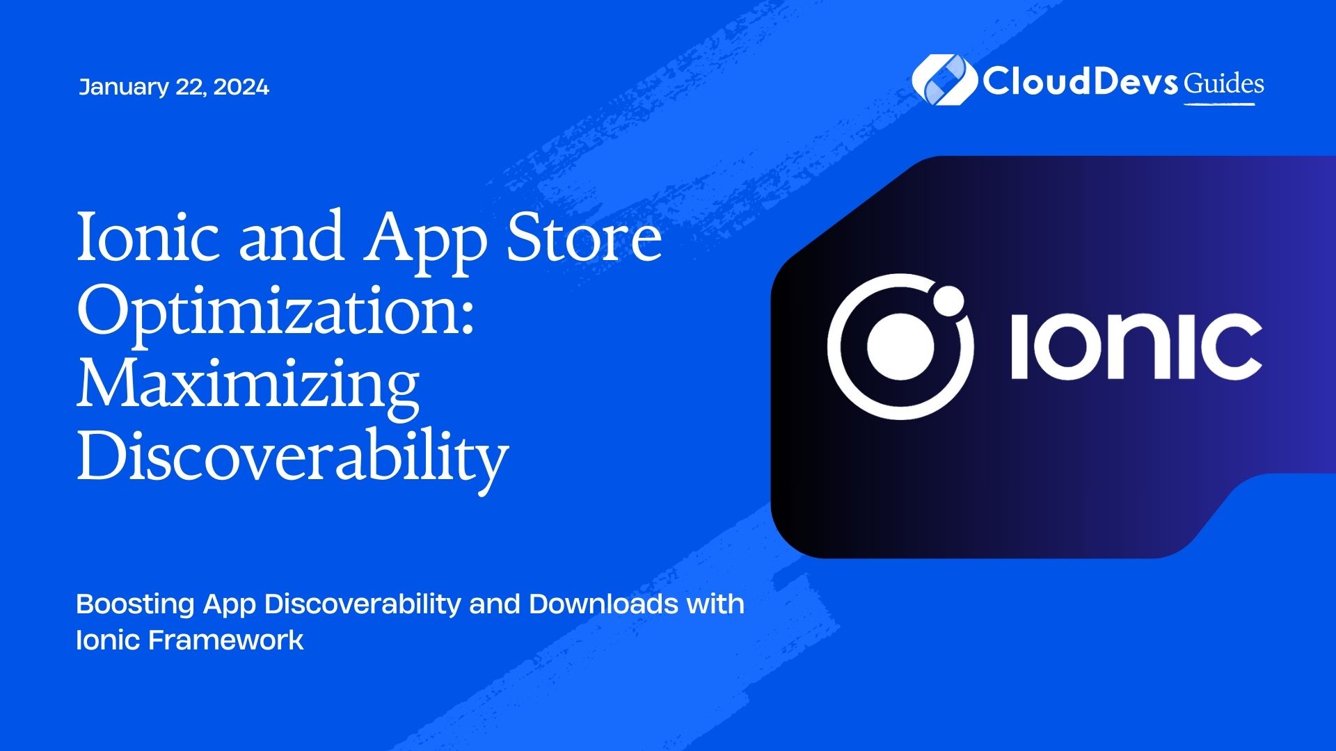 Ionic and App Store Optimization: Maximizing Discoverability