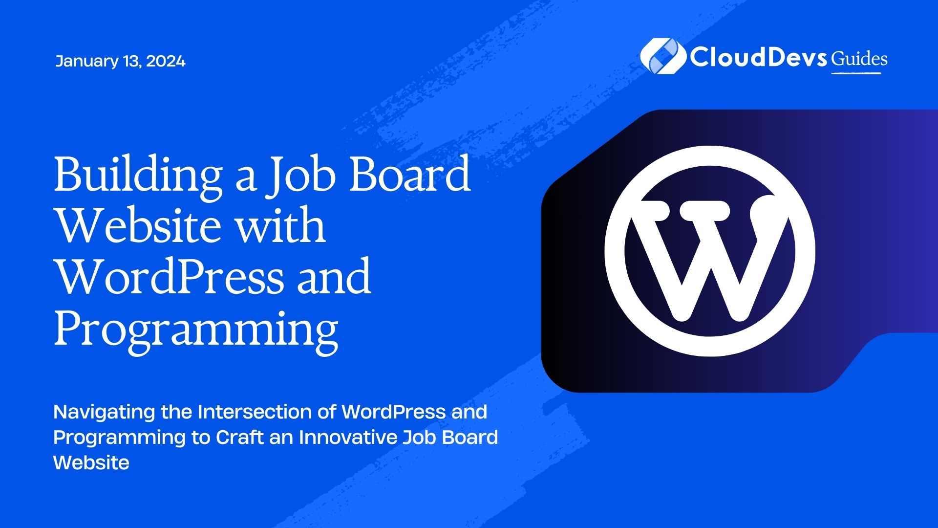 Building a Job Board Website with WordPress and Programming