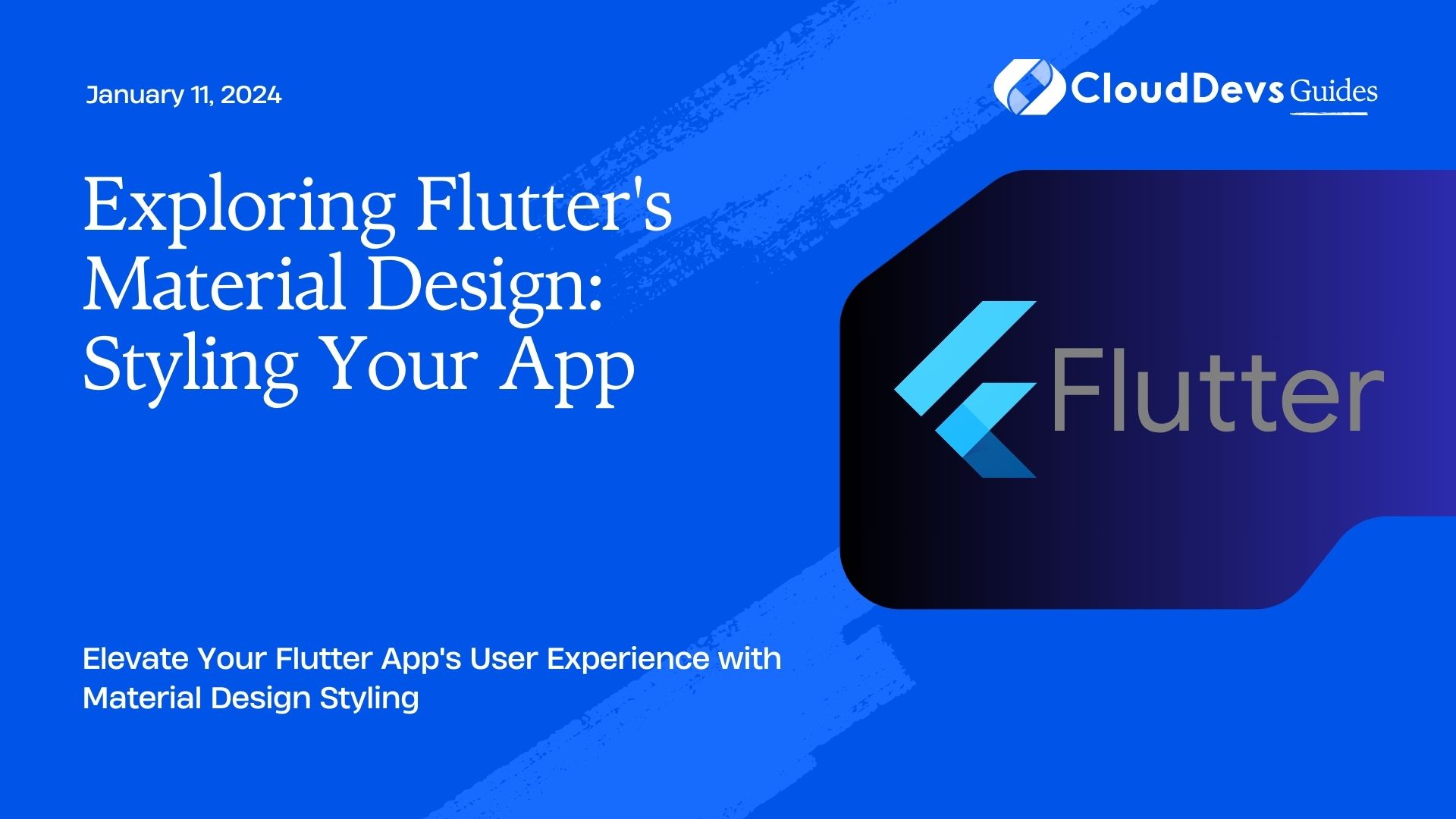 Exploring Flutter's Material Design: Styling Your App
