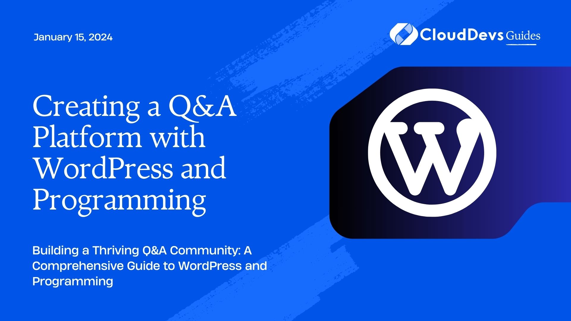 Creating a Q&A Platform with WordPress and Programming