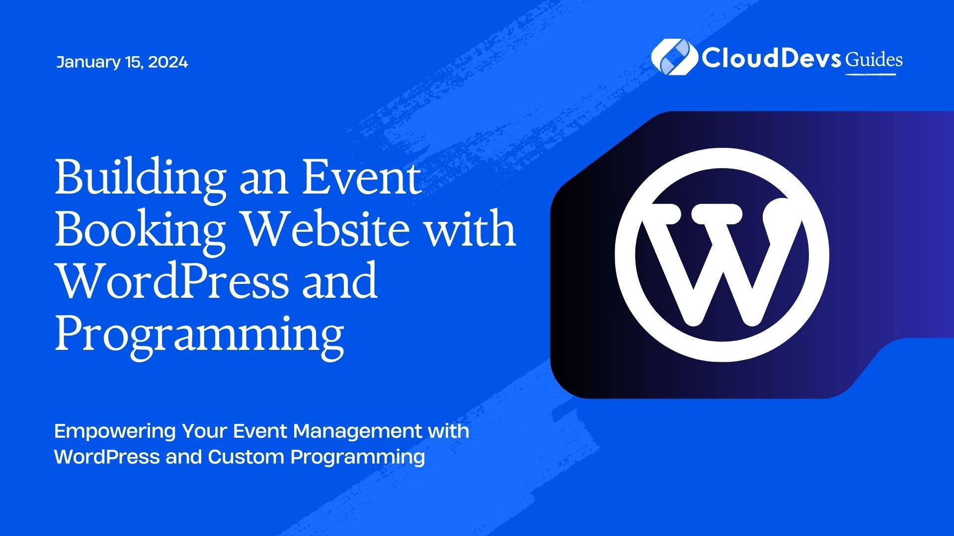 Building an Event Booking Website with WordPress and Programming