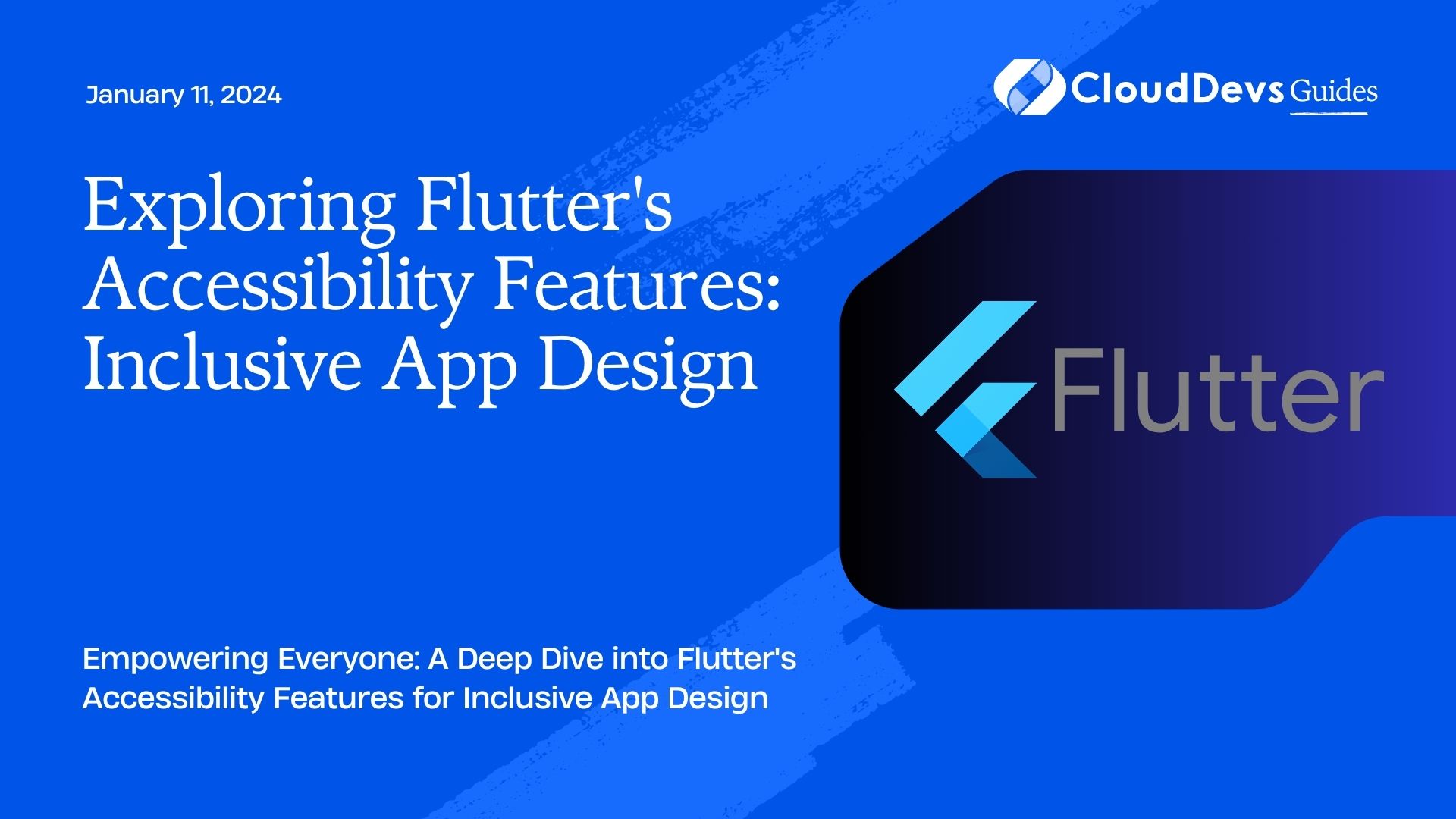 Exploring Flutter's Accessibility Features: Inclusive App Design
