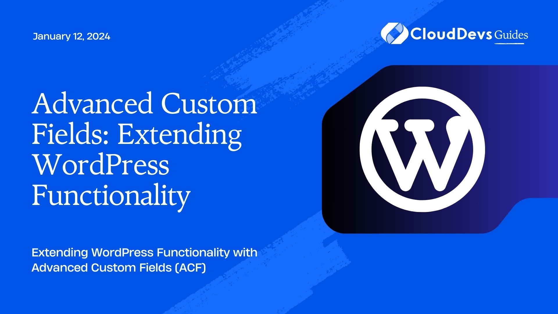 Advanced Custom Fields: Extending WordPress Functionality