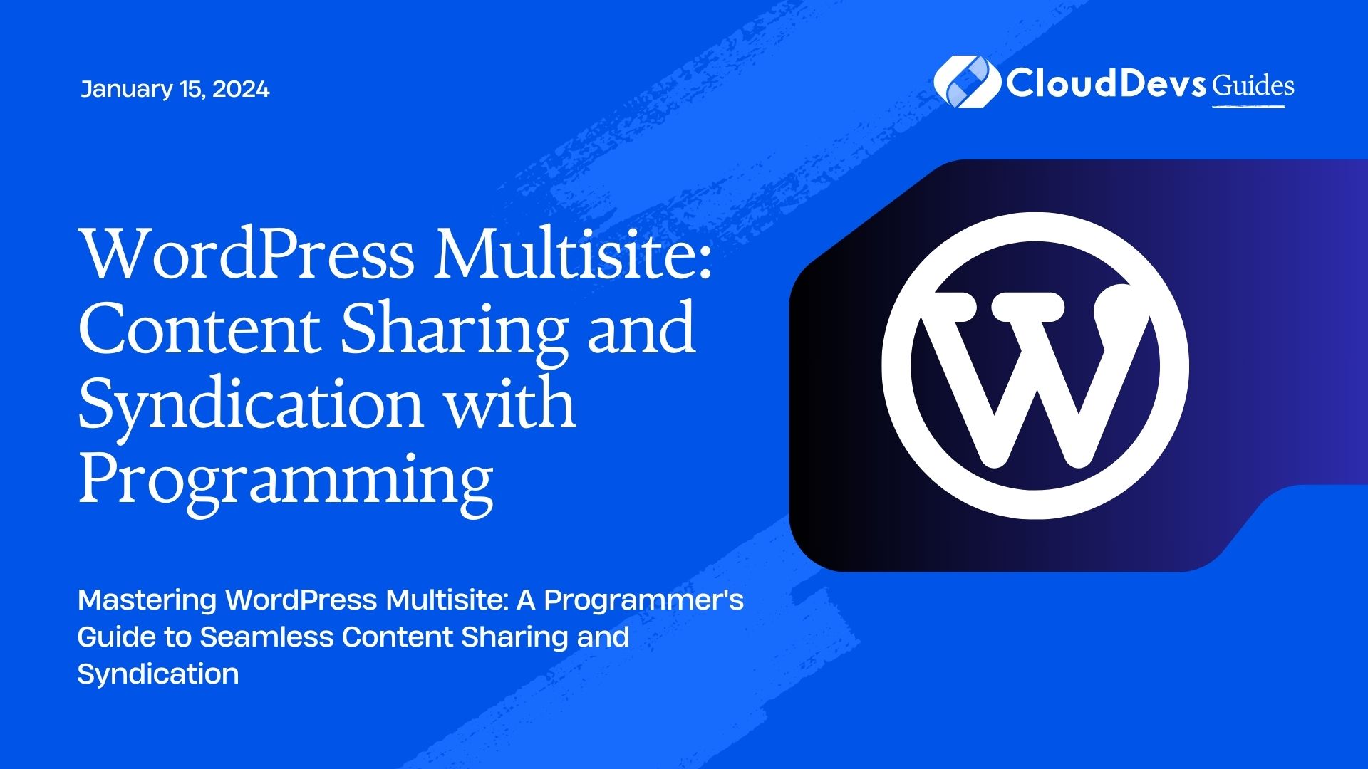 WordPress Multisite: Content Sharing and Syndication with Programming