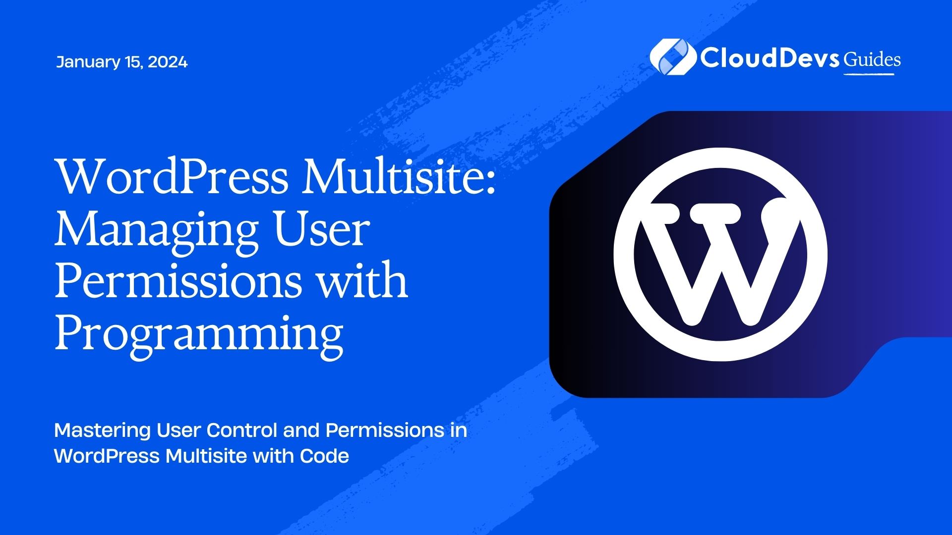 WordPress Multisite: Managing User Permissions with Programming