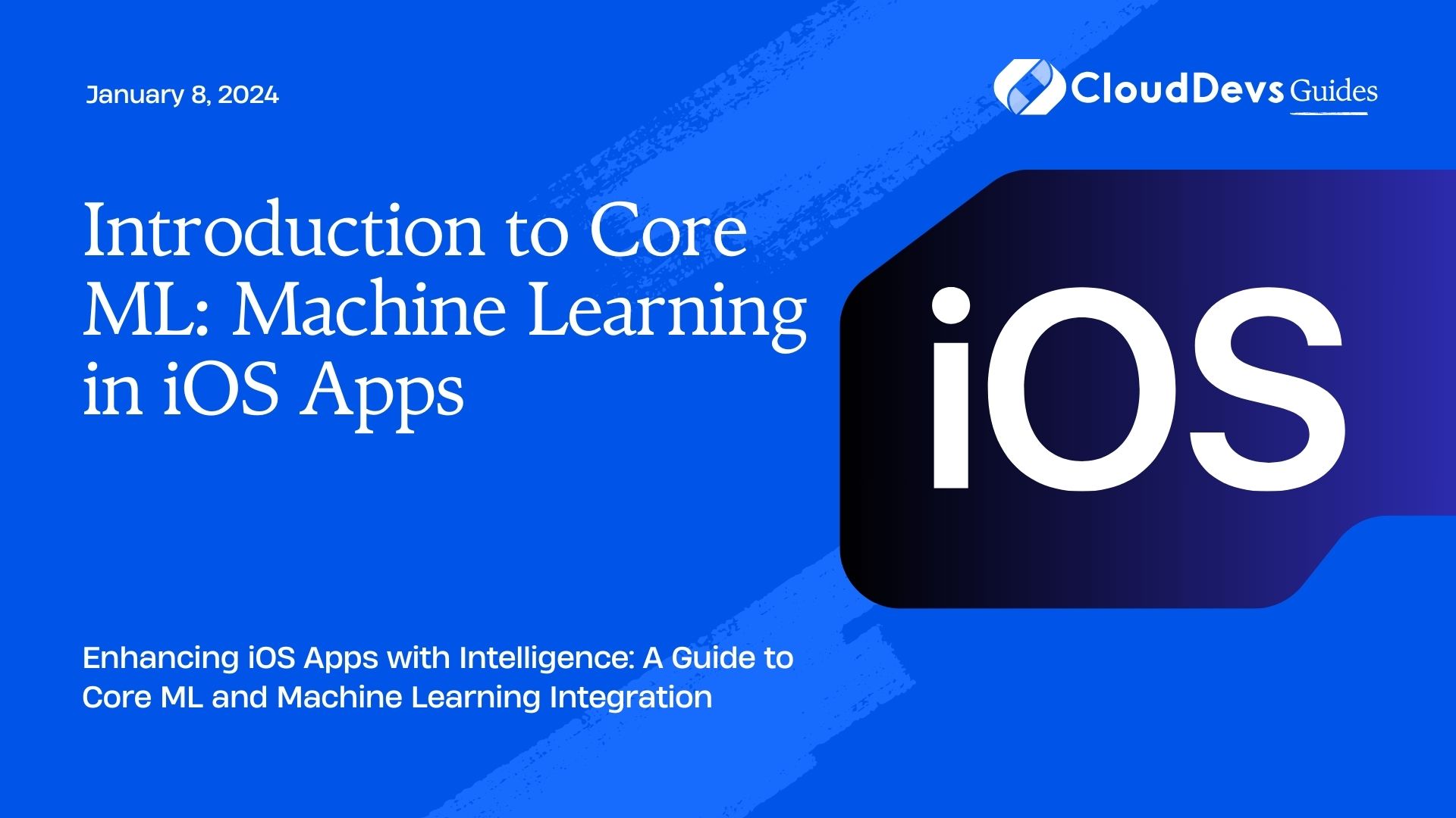 Introduction to Core ML: Machine Learning in iOS Apps