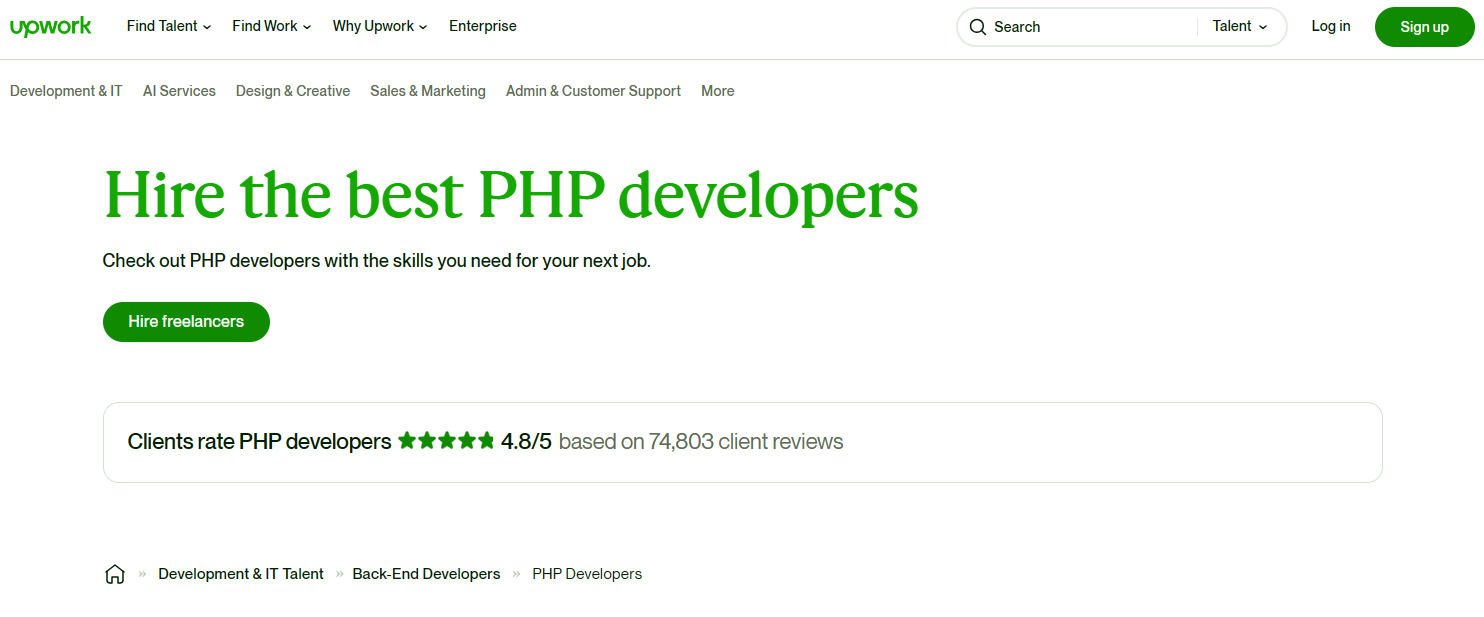 Fiverr - Hire Php Developers Online