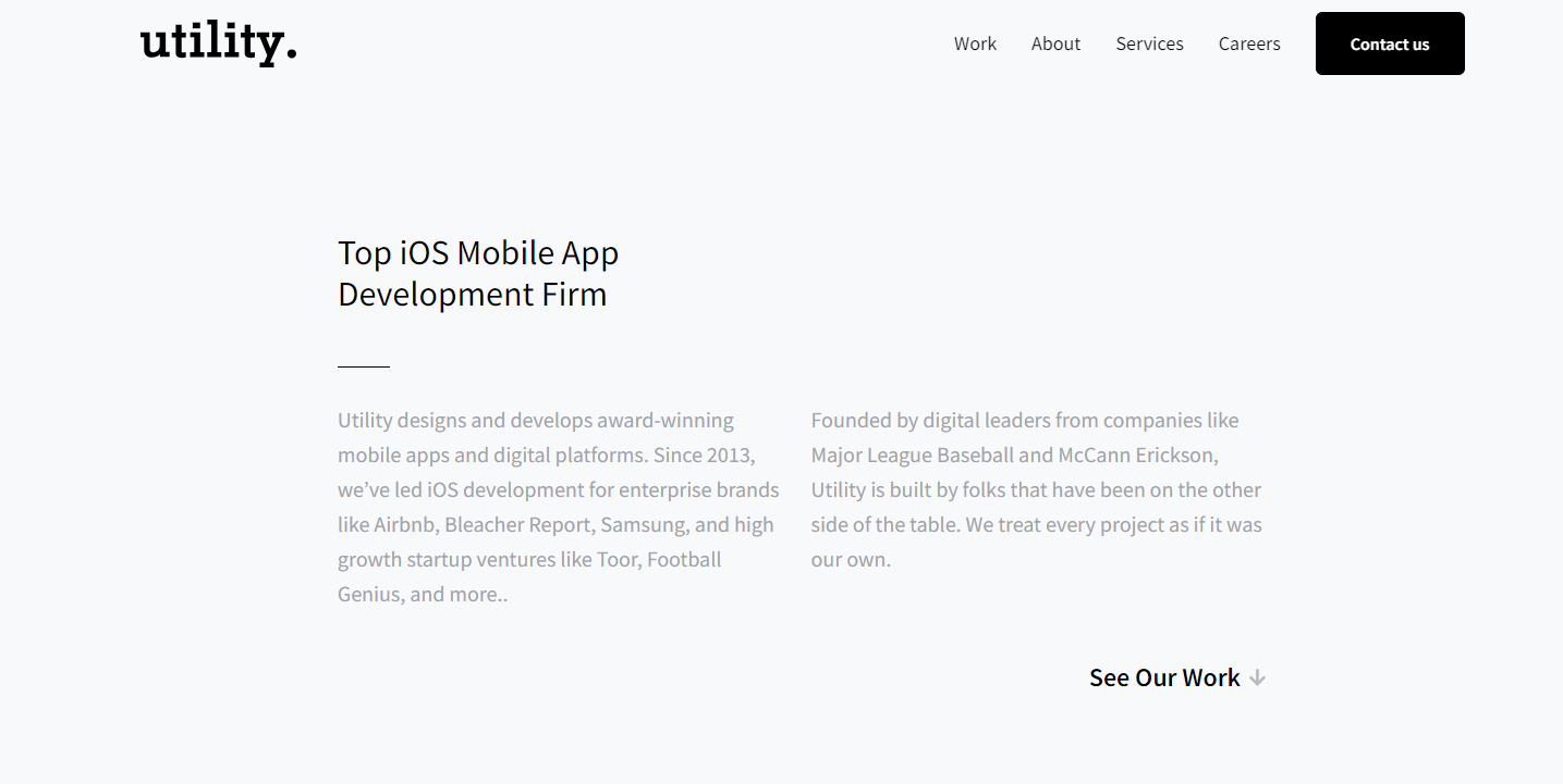 Utility- Best iOS App Development Firm