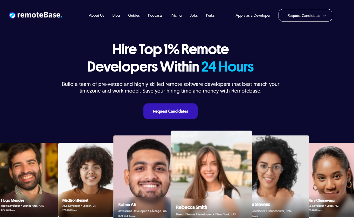 Remotebase - Advanced Freelancing Platform Connecting Businesses Globally with Top-Notch Remote Talent