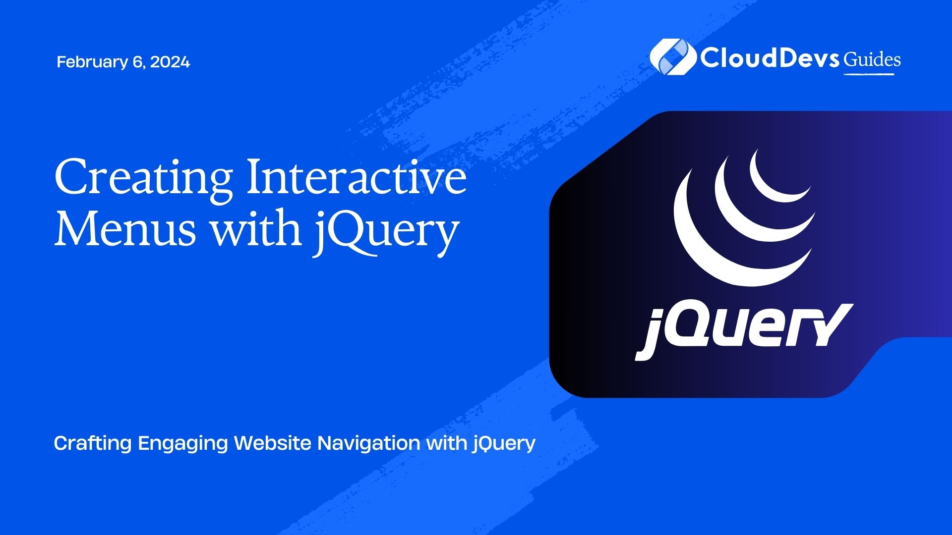 Creating Interactive Menus with jQuery