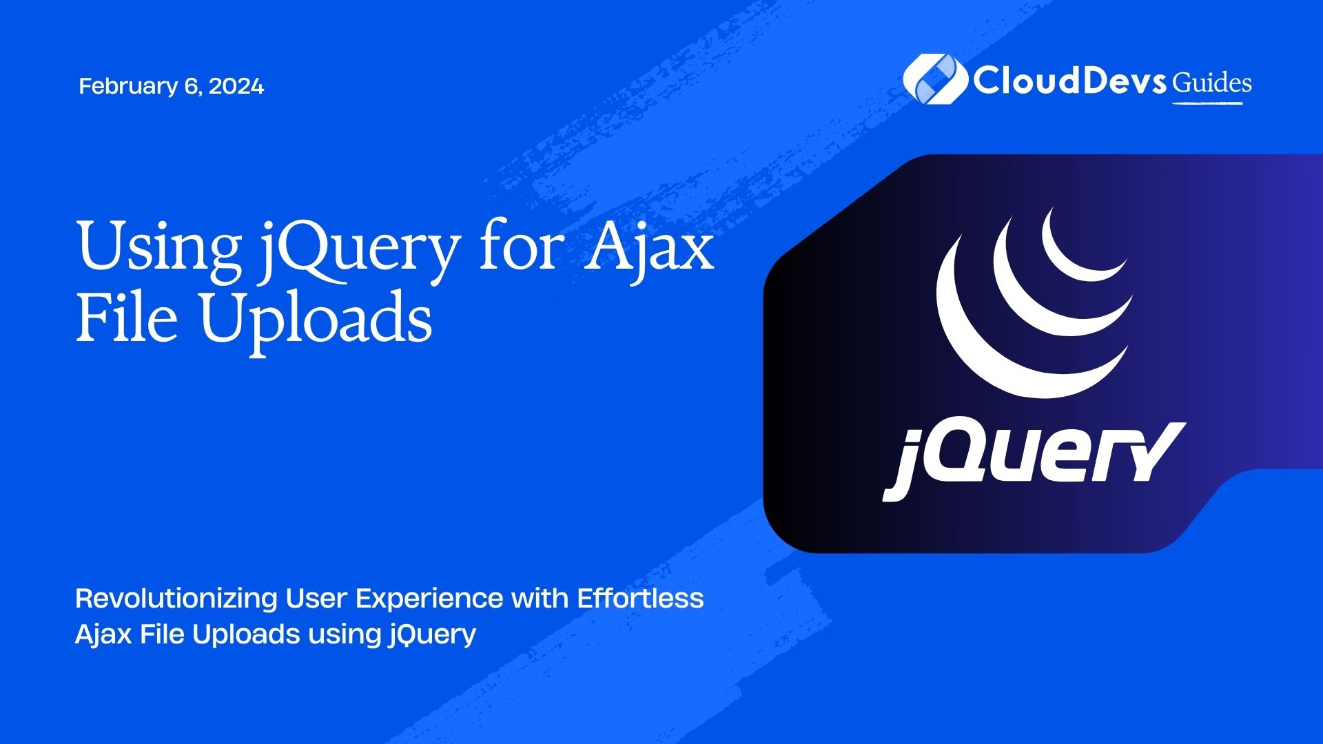 Using jQuery for Ajax File Uploads