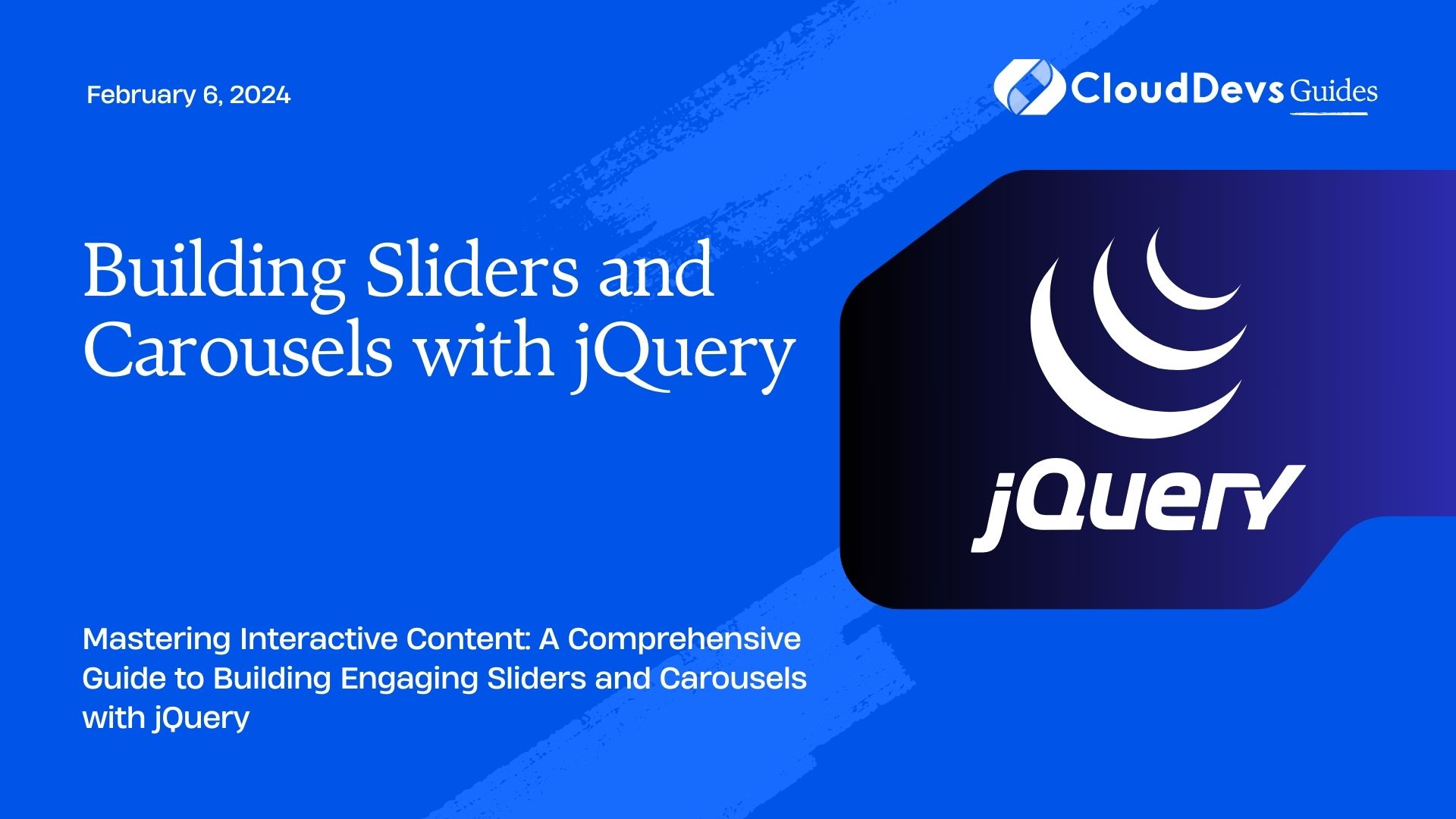 Building Sliders and Carousels with jQuery