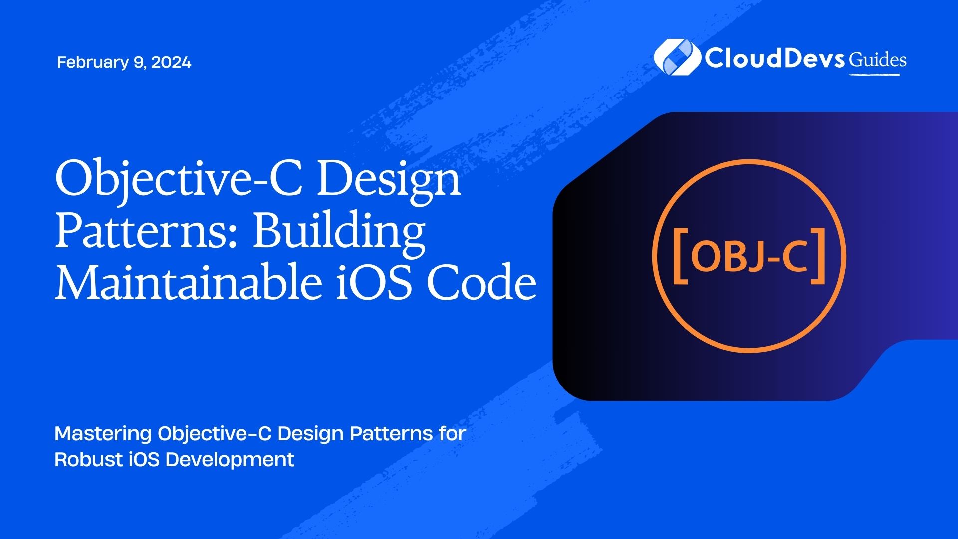 Objective-C Design Patterns: Building Maintainable iOS Code