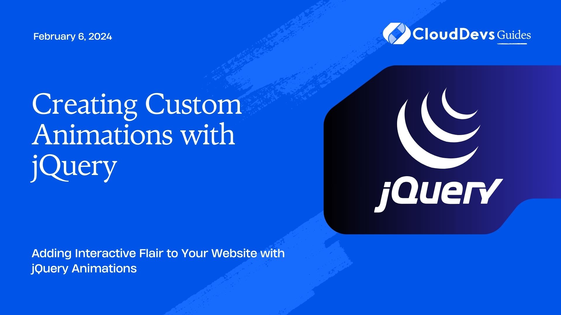 Creating Custom Animations with jQuery