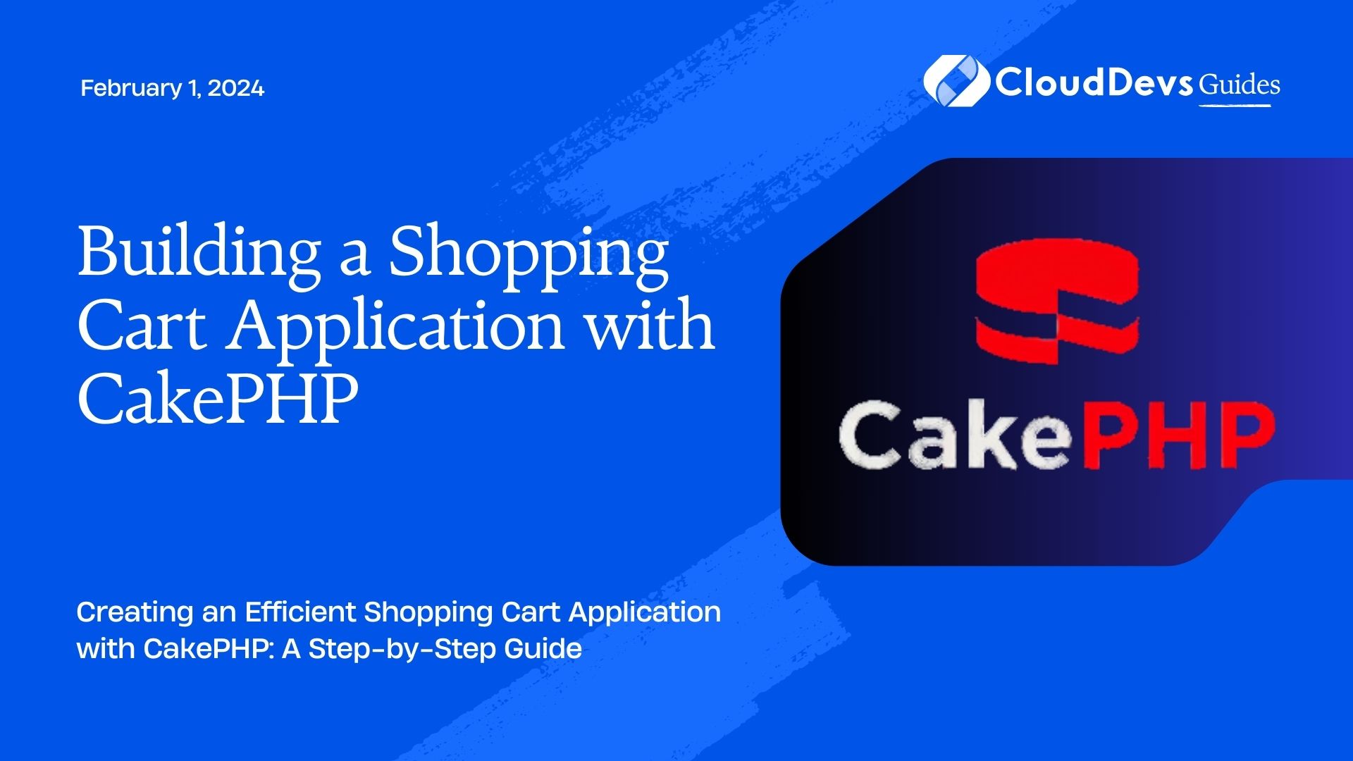 Building a Shopping Cart Application with CakePHP