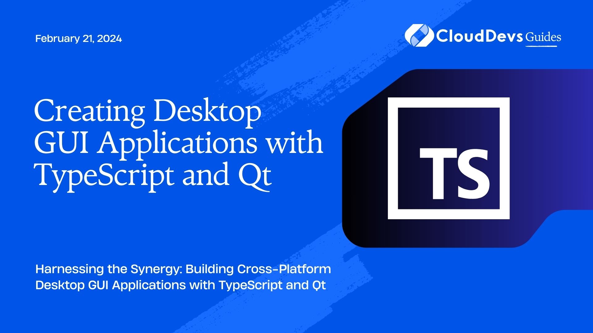 Creating Desktop GUI Applications with TypeScript and Qt