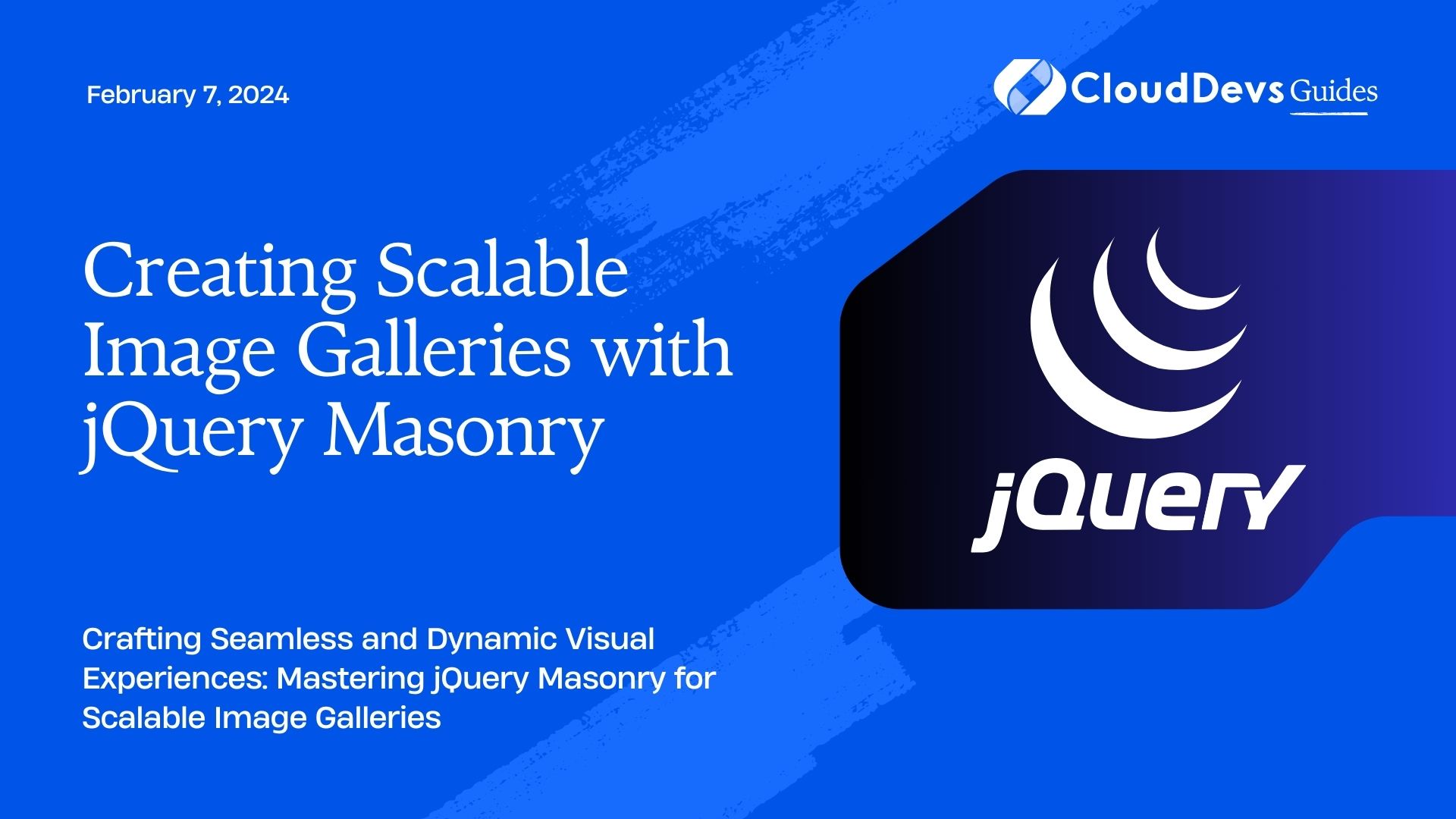 Creating Scalable Image Galleries with jQuery Masonry