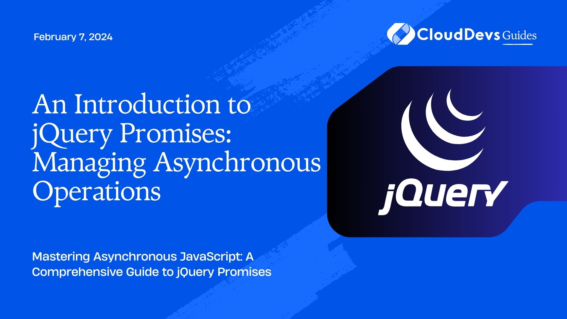 An Introduction to jQuery Promises: Managing Asynchronous Operations