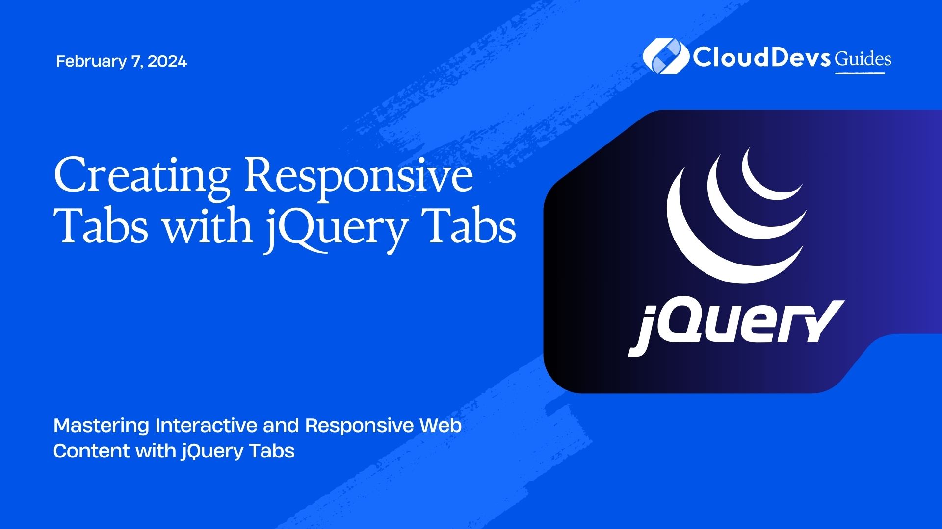 Creating Responsive Tabs with jQuery Tabs