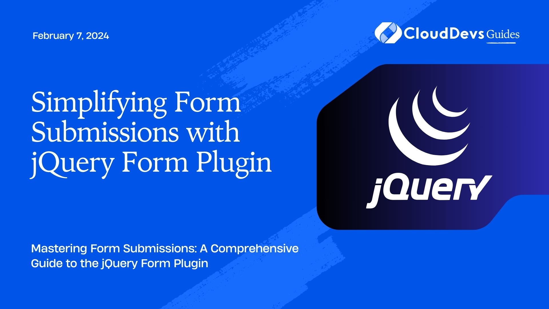 Simplifying Form Submissions with jQuery Form Plugin