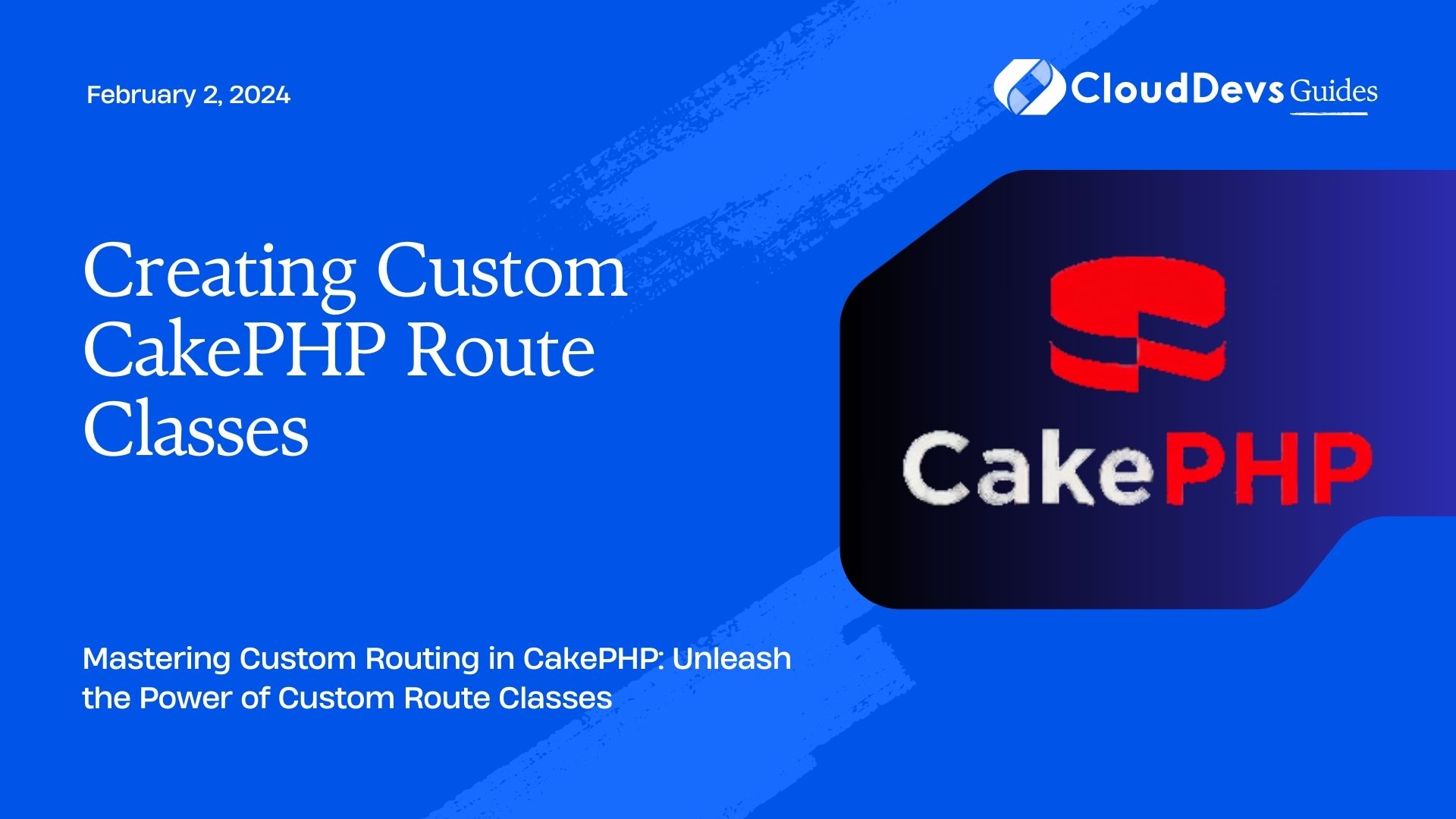 Creating Custom CakePHP Route Classes