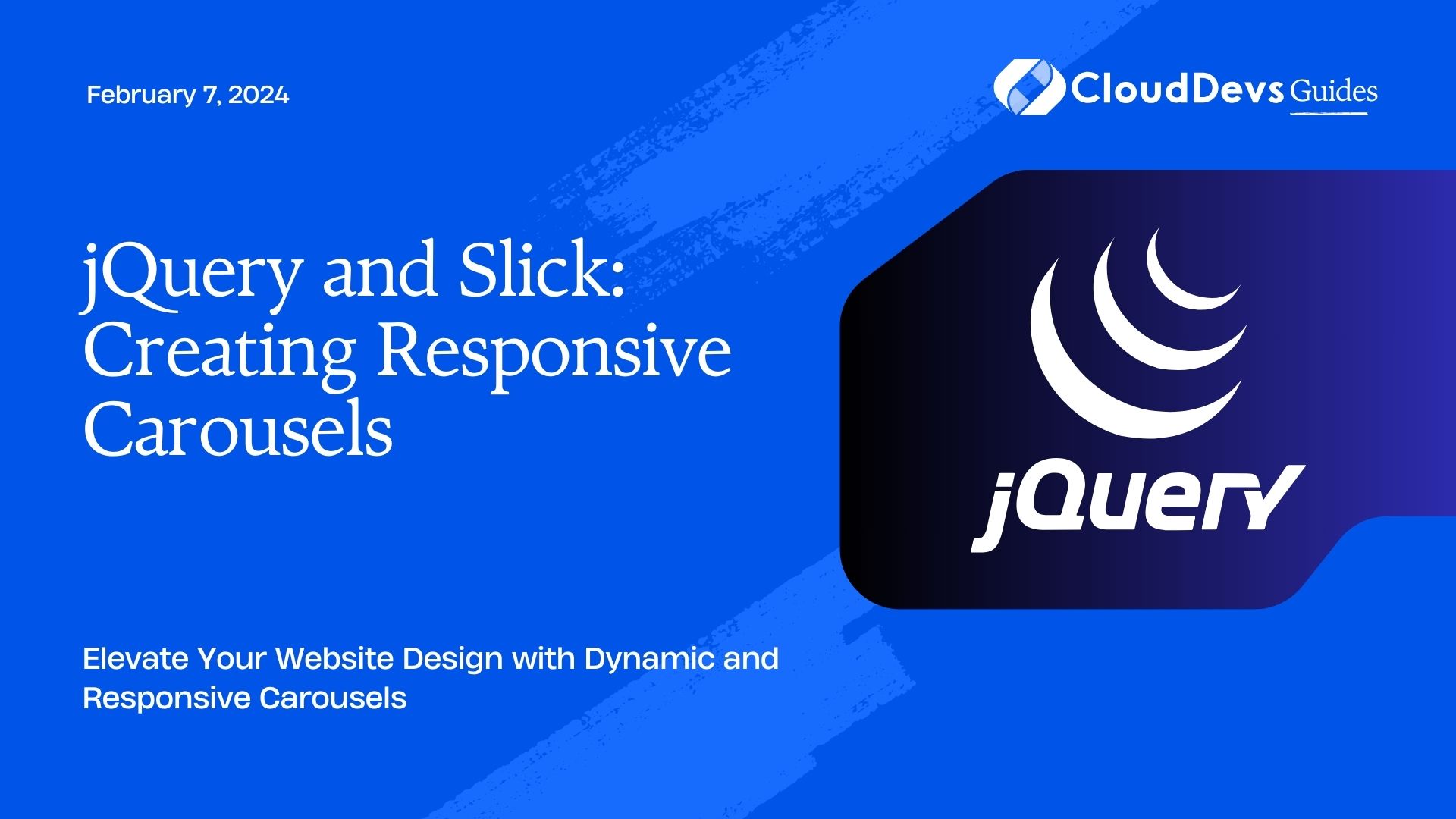 jQuery and Slick: Creating Responsive Carousels